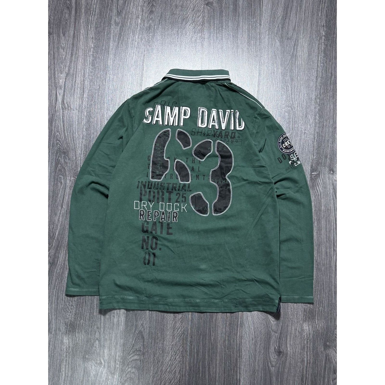 Japanese Brand × Vintage Vintage Y2K Camp David Avantgarde longsleve Size US XL / EU 56 / 4 - 8 Thumbnail