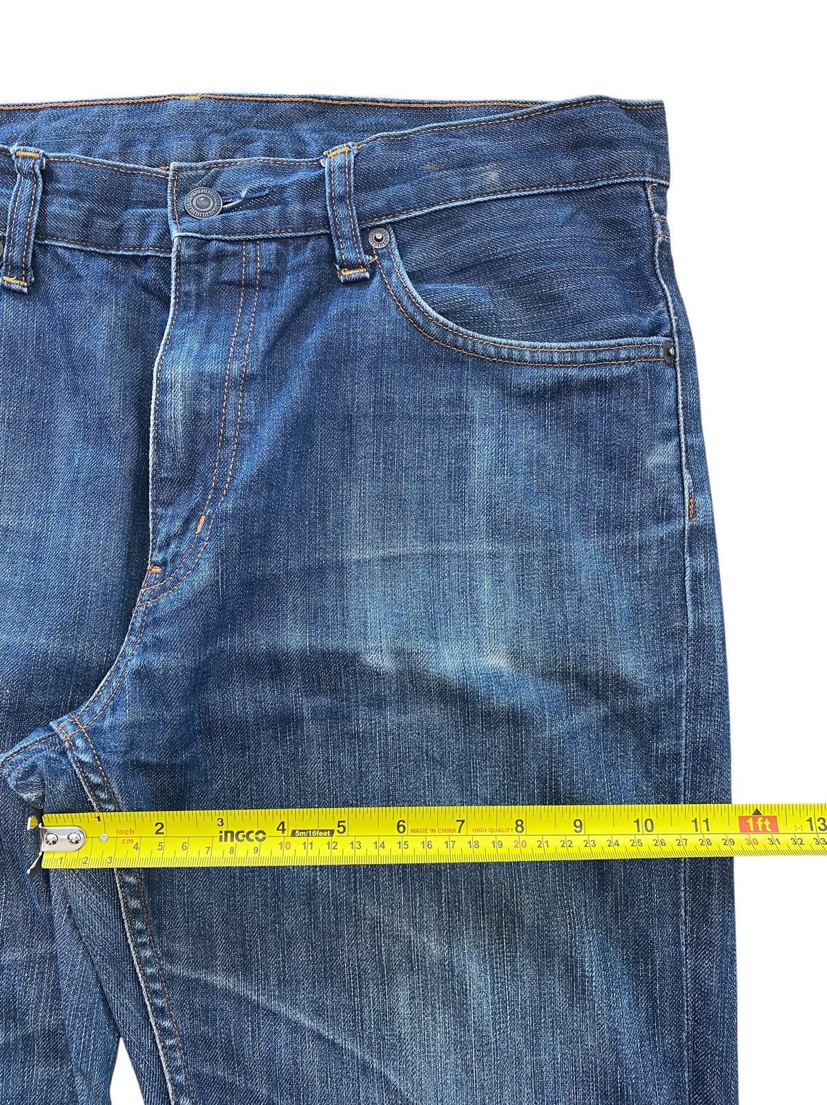 Uniqlo Uniqlo UJ Blue Wash Style Regular Fit Straight Size US 34 / EU 50 - 7 Thumbnail