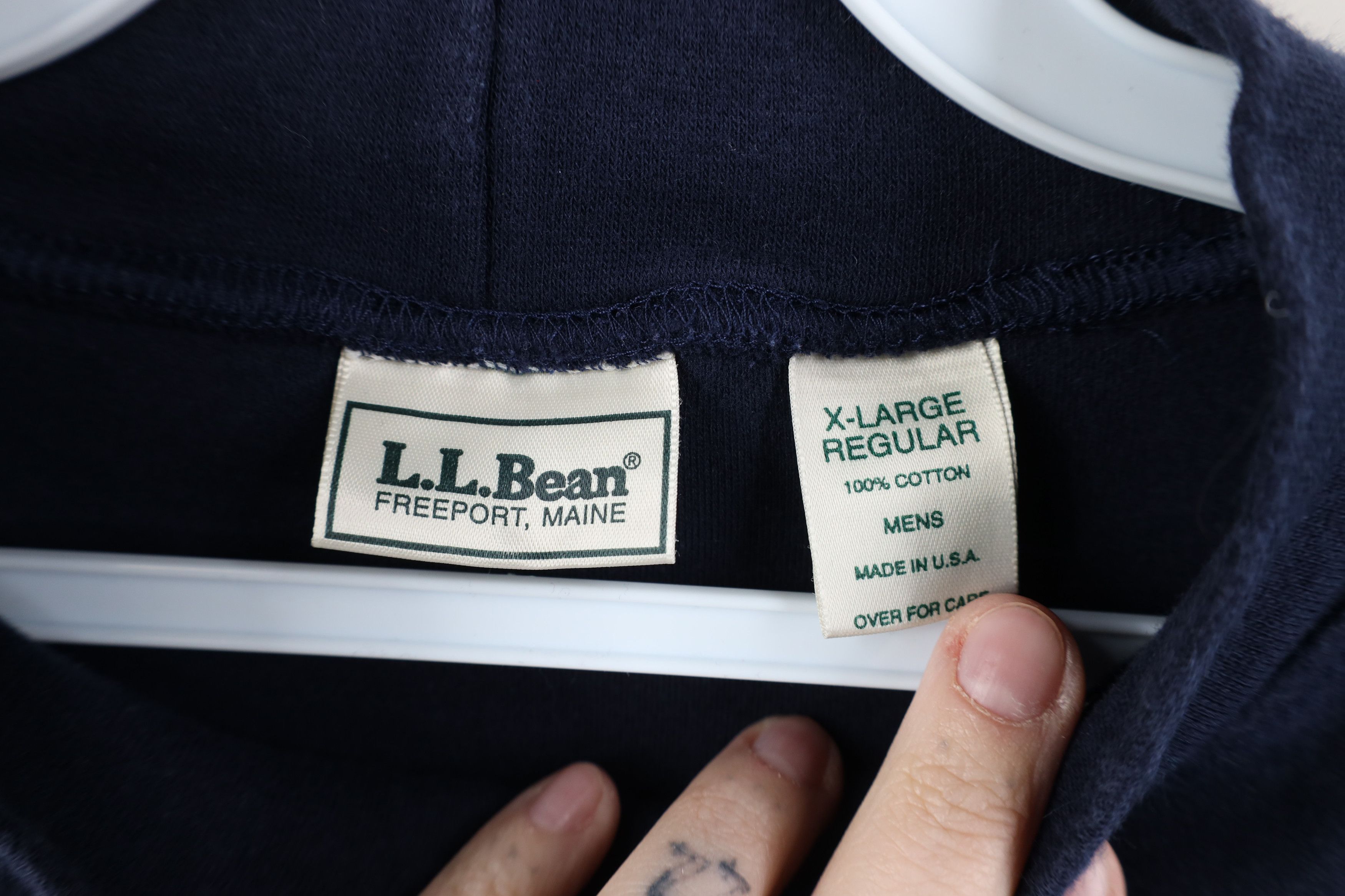L.L. Bean Vintage 90s LL Bean Blank Mock Neck Long Sleeve T-Shirt USA Size US L / EU 52-54 / 3 - 7 Thumbnail