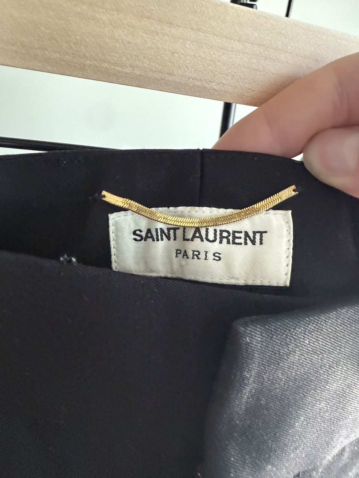 Saint Laurent Paris Saint Laurent Paris Striped Pants Size US 31 - 1 Thumbnail