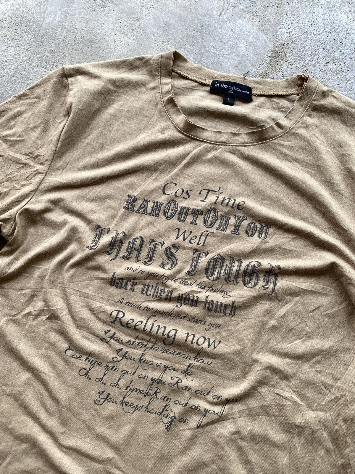 If Six Was Nine × In The Attic × Le Grande Bleu (L.G.B.) In The Attic Homme Poem Feather Tshirt Size US M / EU 48-50 / 2 - 3 Thumbnail
