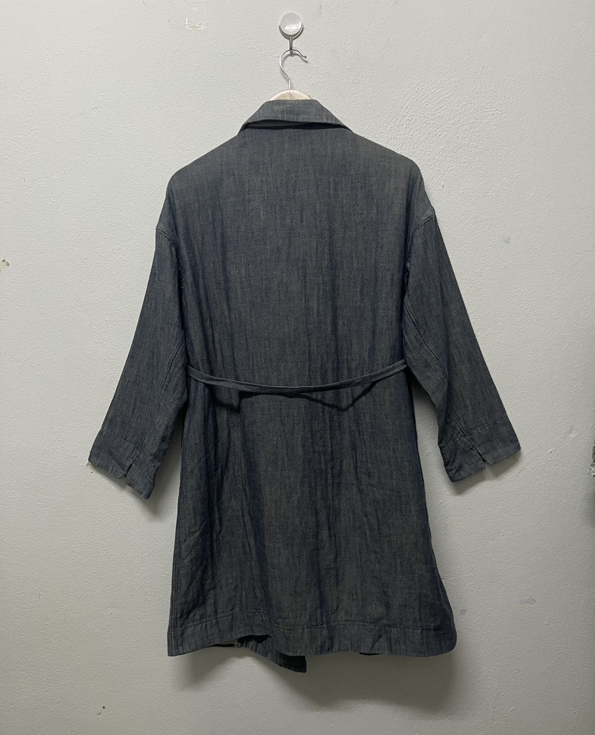 45rpm VINTAGE 45RPM INDIGO DYE CHORE LONG COTTON JACKET Size US L / EU 52-54 / 3 - 2 Thumbnail