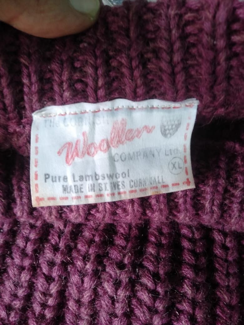 Designer × Vintage Woolen Lambswool Sweater Made in engkand Size US XXL / EU 58 / 5 - 3 Thumbnail