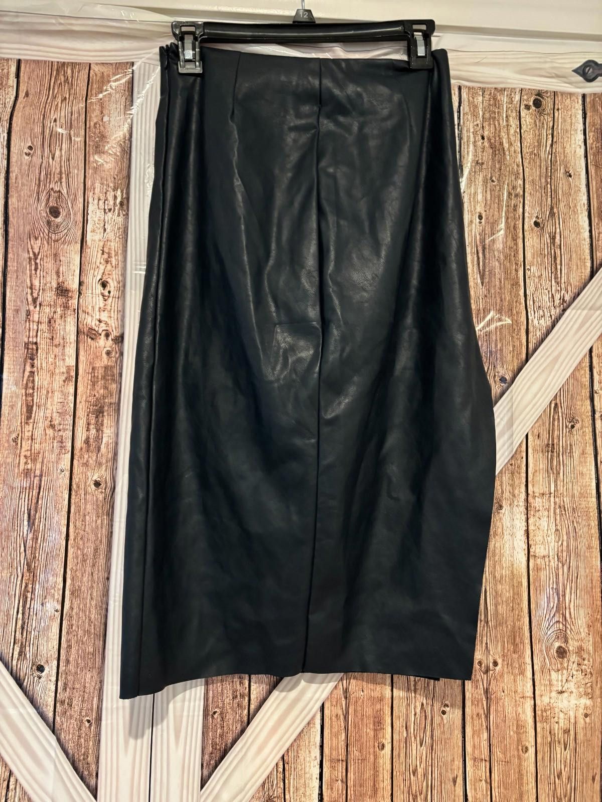 Designer Womens Modern Citizen faux leather skirt sz S preloved #256 Size 28" / US 6 / IT 42 - 2 Thumbnail