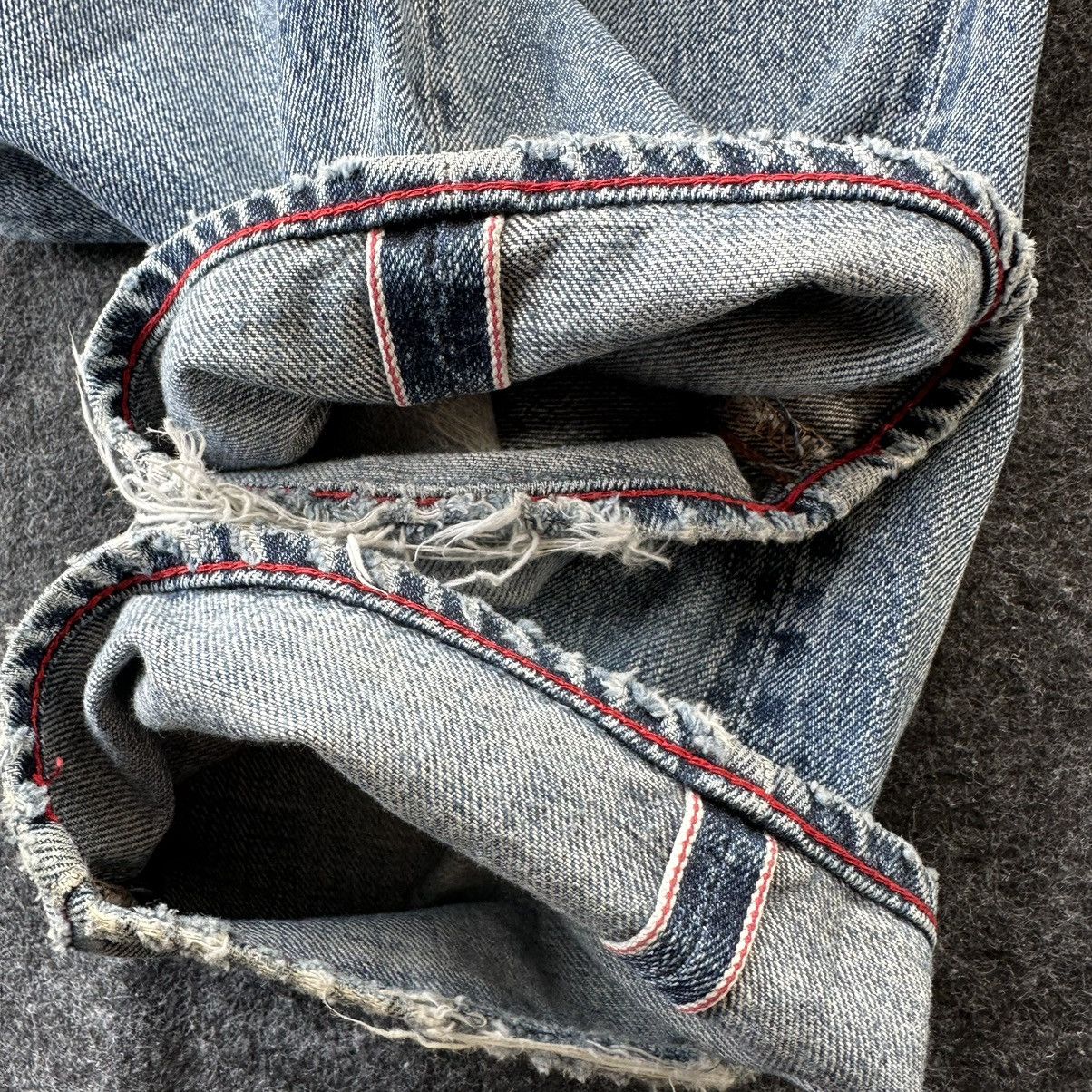 Paul Smith Red Ear Selvedge Faded Vintage Denim W29 D666 Size US 29 - 4 Thumbnail