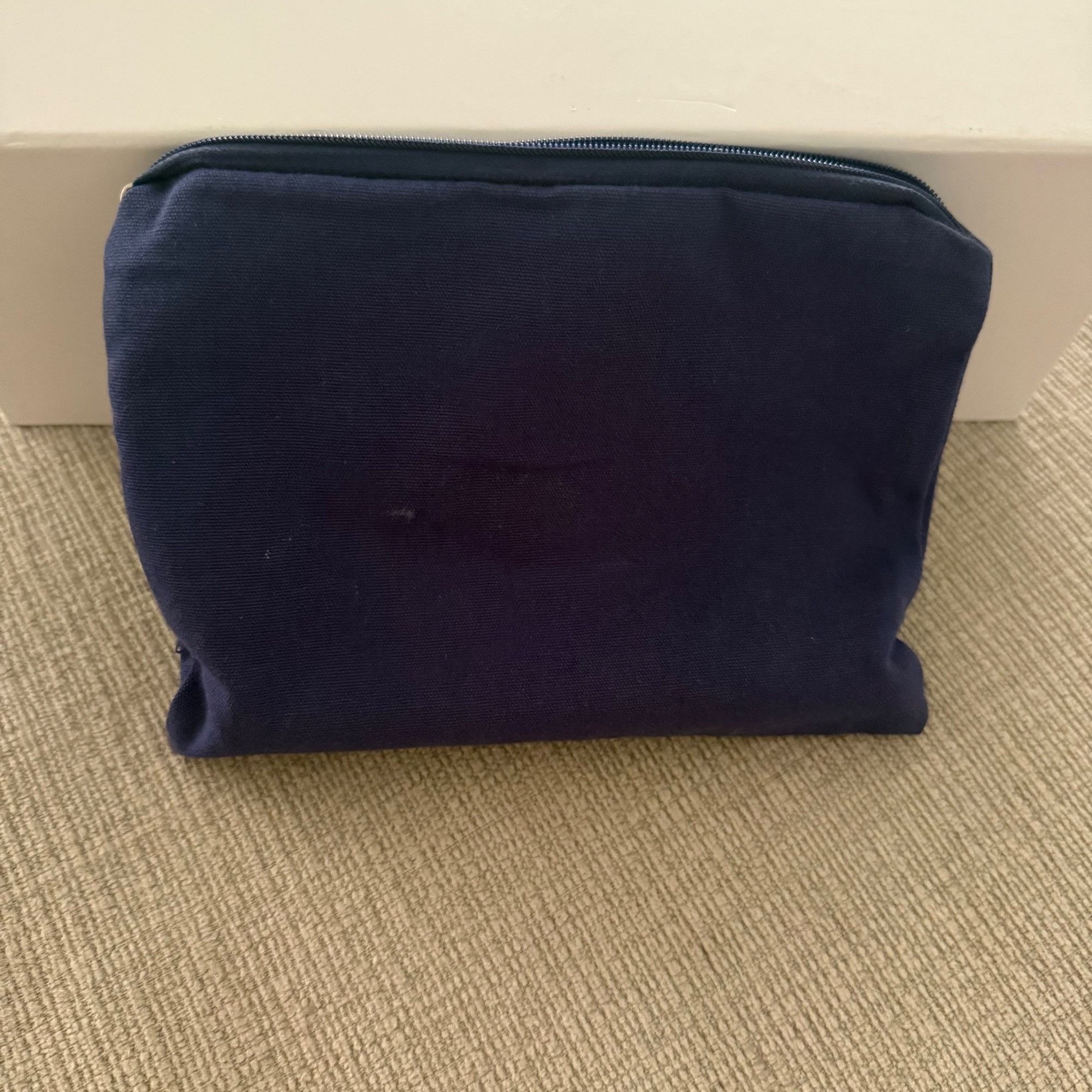 Other Selfie Prep Kit Navy Blue Zippered Cosmetic Pouch Bag For Tr Size ONE SIZE - 2 Thumbnail