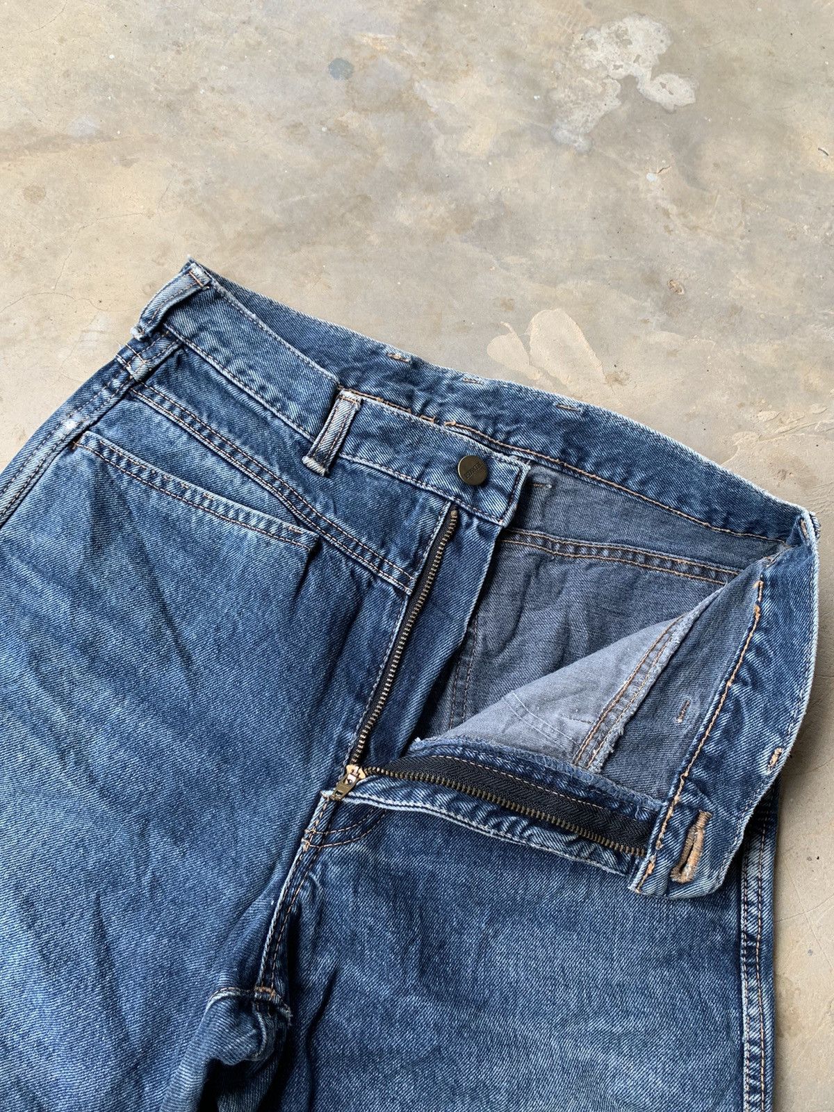 Edwin × Vintage VINTAGE EDWIN DISTRESSED DENIM Size US 28 / EU 44 - 6 Thumbnail