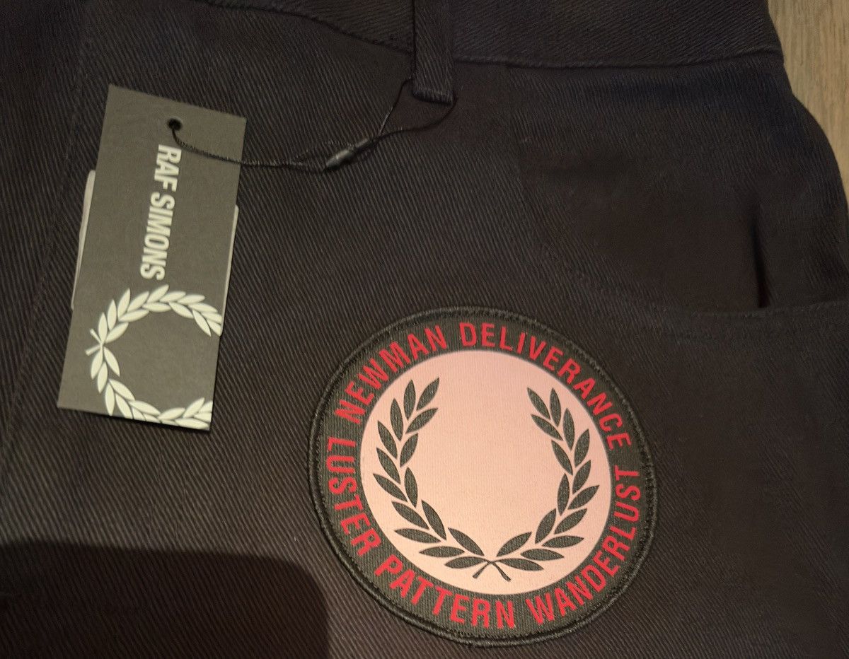 Fred Perry × Raf Simons Brand New Fred Perry Raf Simons Wide Black Jeans Size 34 Size US 34 / EU 50 - 4 Thumbnail