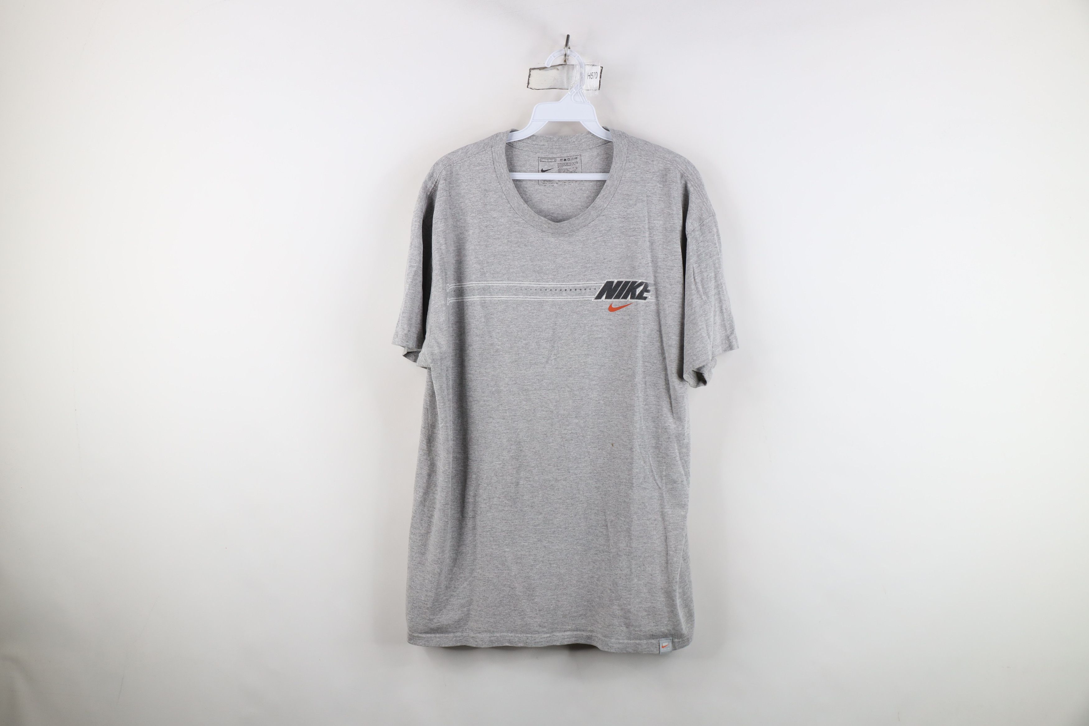Nike Vintage Y2K Nike Swim Travis Scott Mini Swoosh T-Shirt Gray Size US L / EU 52-54 / 3 - 1 Thumbnail
