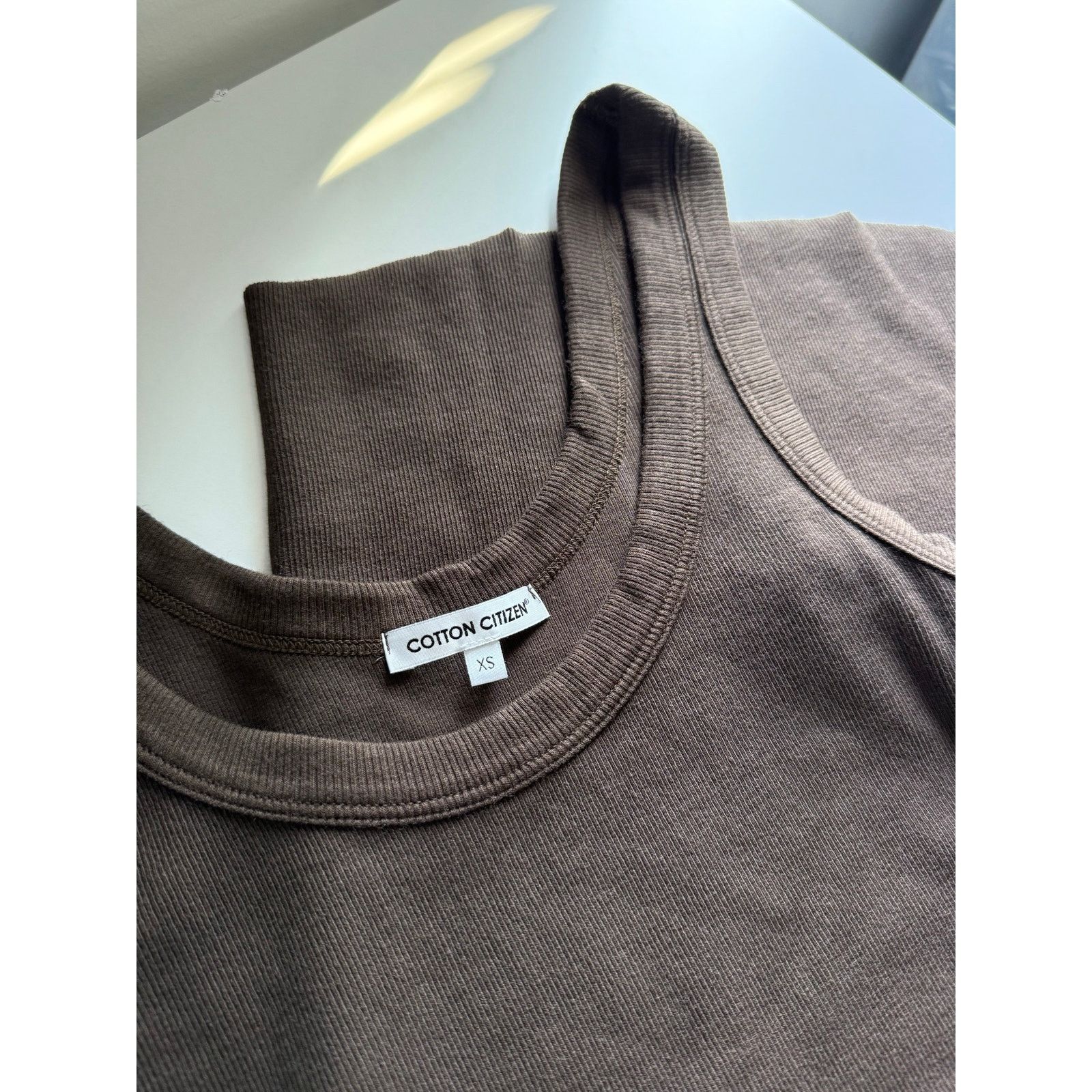 COTTONCITIZEN $185 New Cotton Citizen Verona Midi Dress - Espresso - XS Size XS / US 0-2 / IT 36-38 - 4 Thumbnail