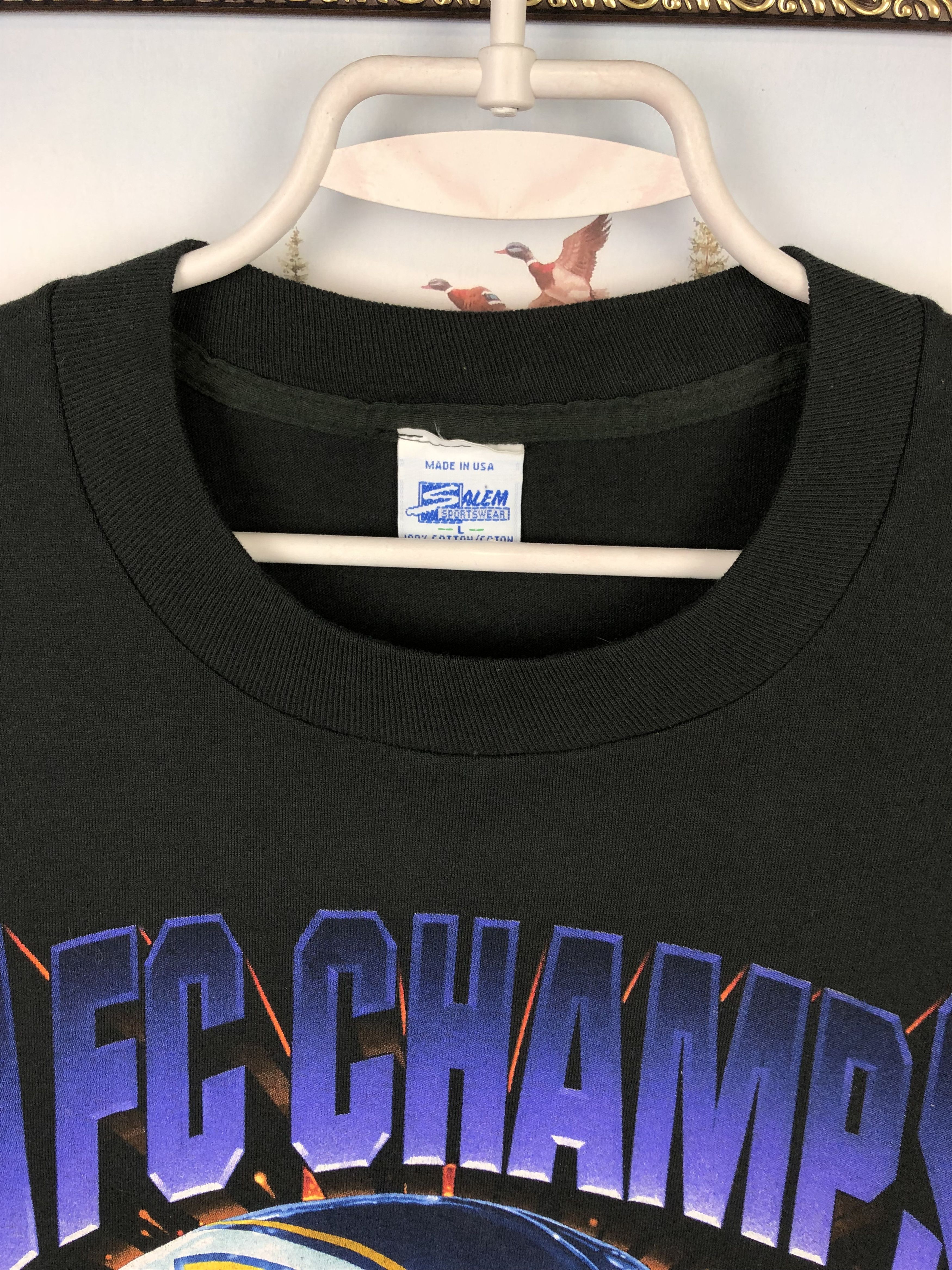 Vintage Vintage AFC Champs San Diego Chargers Shirt Over Print Tee Size US L / EU 52-54 / 3 - 5 Thumbnail