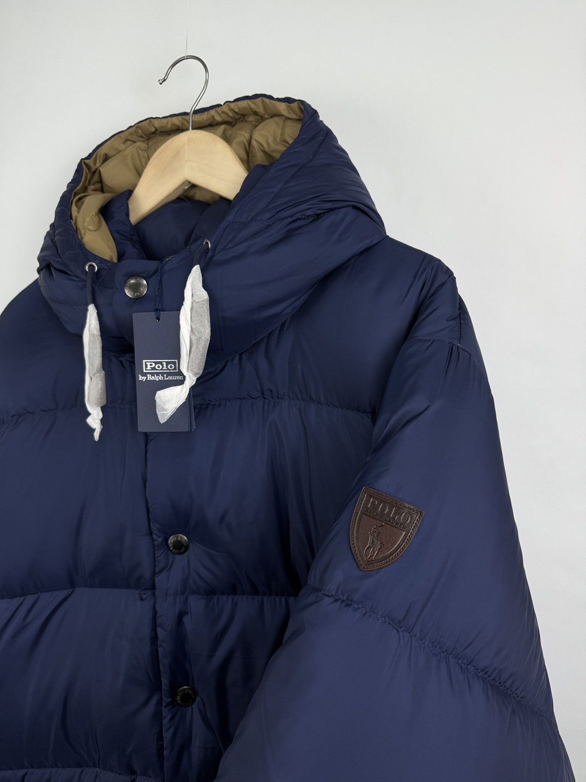 Polo Ralph Lauren 🇺🇸❗️NEW Ralph Lauren Hooded Down Puffer OWR 8/15 NAVY RAINER J Size US XXL / EU 58 / 5 - 5 Thumbnail