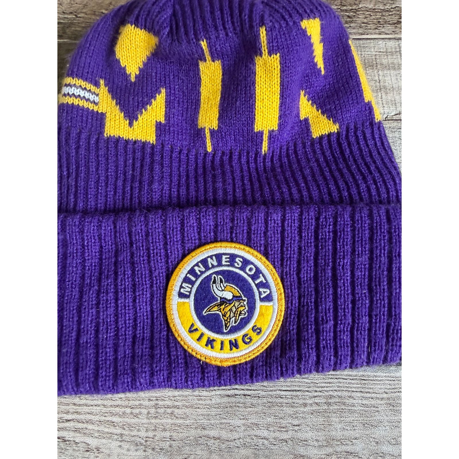 New Era Minnesota Vikings New Era NFL Football Winter Hat/Beanie Size ONE SIZE - 2 Thumbnail