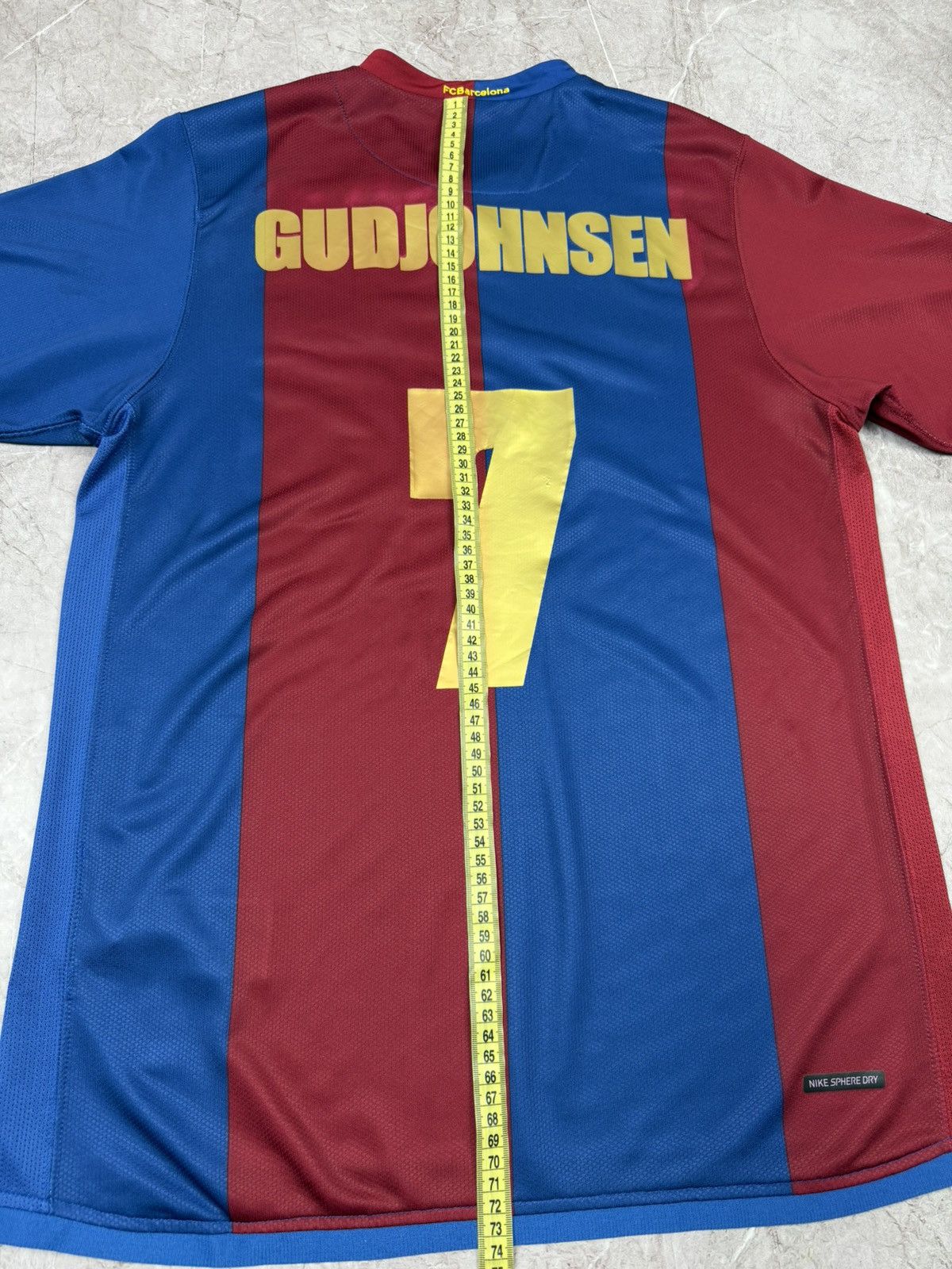 Nike Nike FC Barcelona 2008/09 — Gudjohnsen #7 Jersey Size M Size US M / EU 48-50 / 2 - 12 Thumbnail