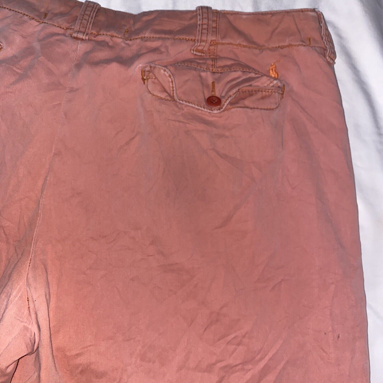 Polo Ralph Lauren Polo Ralph Lauren Drawstring Shorts Size 42 Red Safari Vtg Size US 42 / EU 58 - 8 Thumbnail