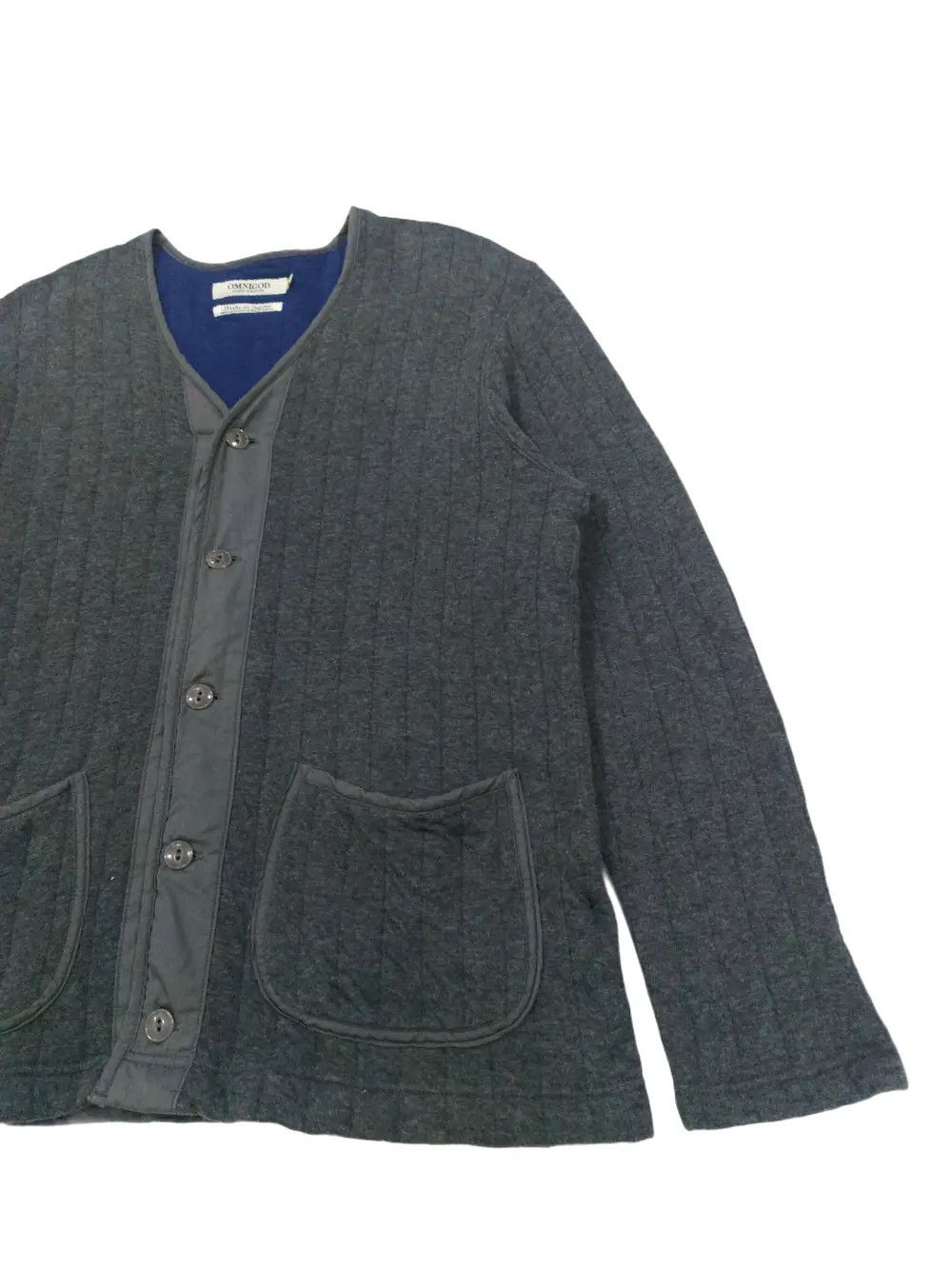 OMNIGOD Rare! Omnigod Made in Japan Pinstripe Cardigan Size US M / EU 48-50 / 2 - 4 Thumbnail