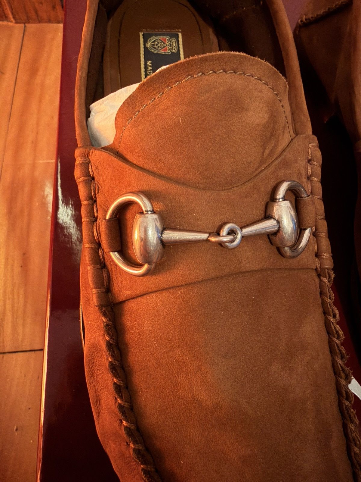 Gucci Gucci Loafer 1953 Nabuck Size US 7 / EU 40 - 8 Thumbnail