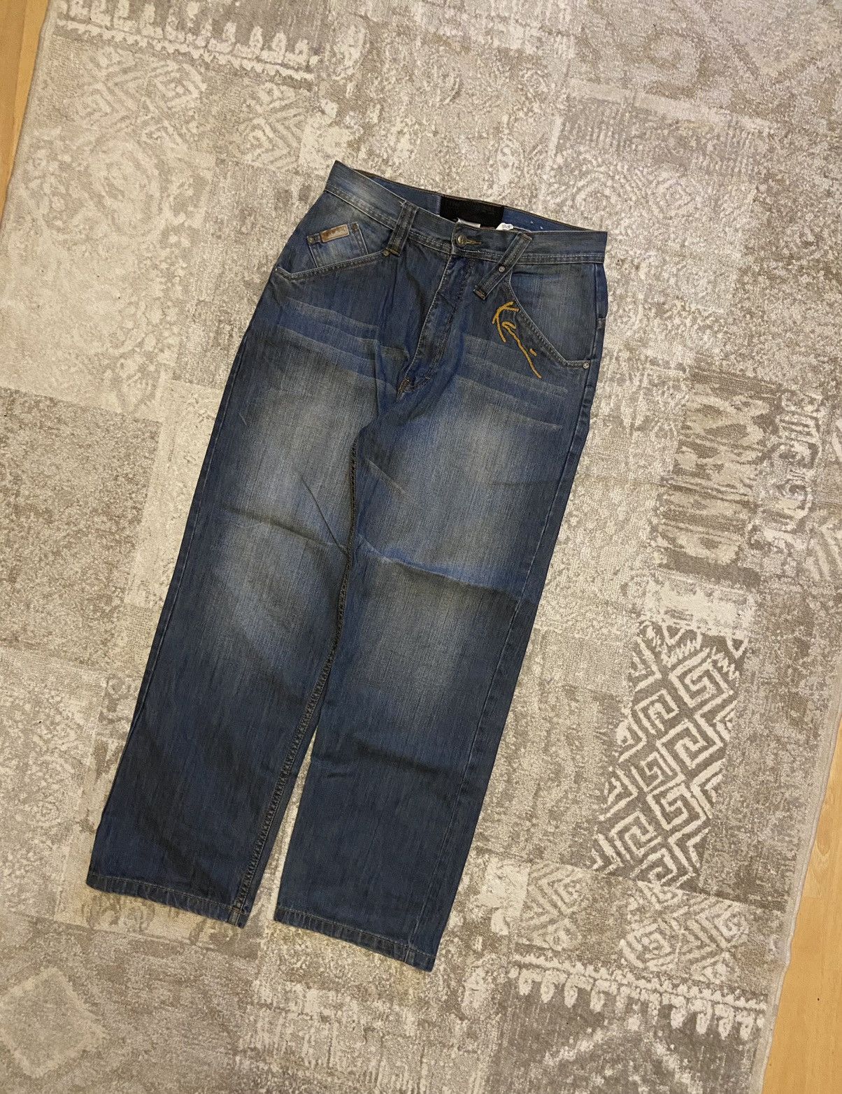 Karl Kani Vintage baggy Karl Kani rap jeans Size US 31 - 1 Thumbnail