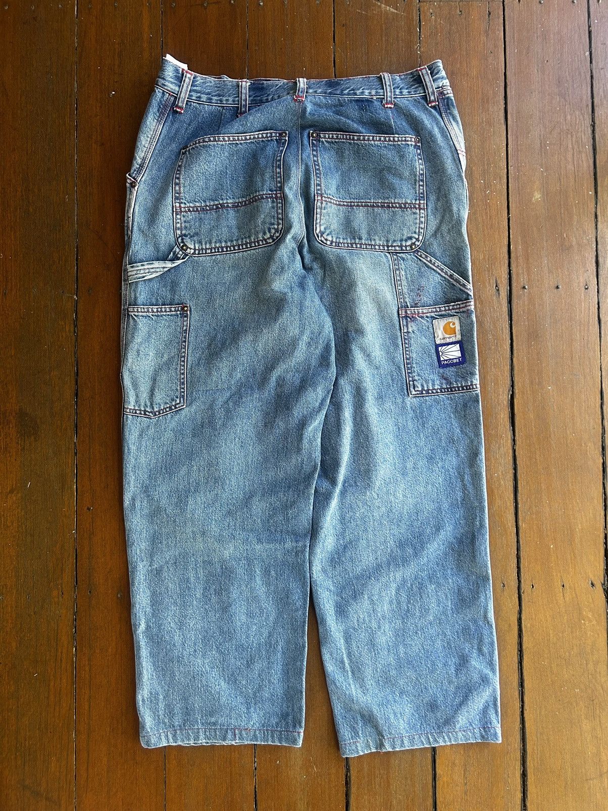 Carhartt Carhartt x Paccbet Used Tailored Denim Jeans Grailed