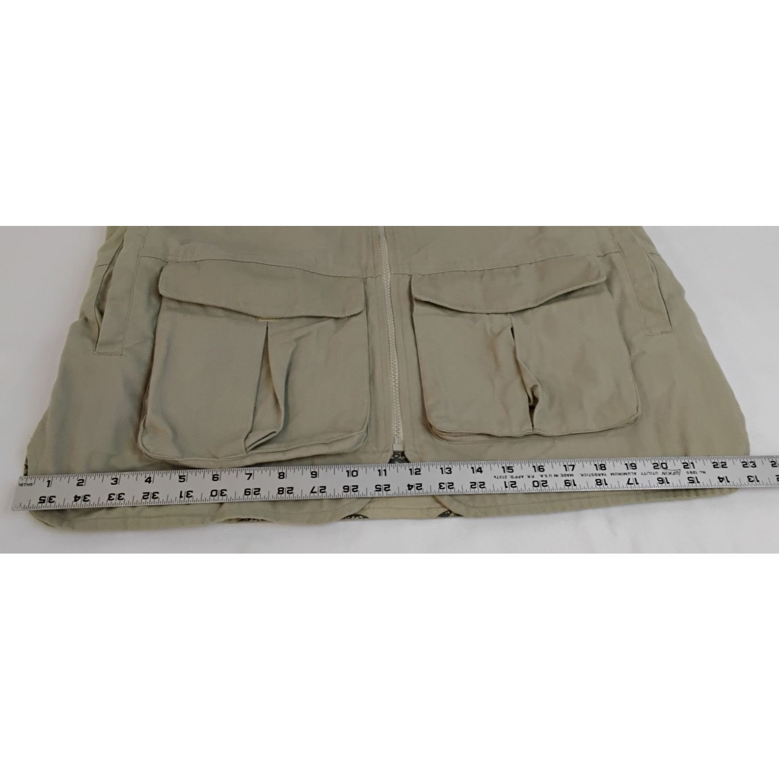 ExOfficio Ex Officio Cargo Utility Vest Men's L Khaki Hunting Fishing Size US L / EU 52-54 / 3 - 14 Thumbnail