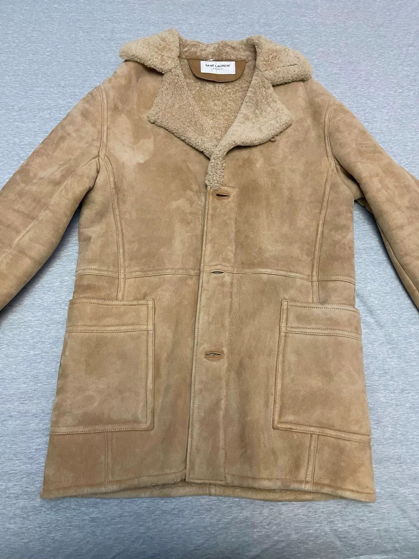 Saint Laurent Paris saint laurent shearling coat 14aw Size US S / EU 44-46 / 1 - 1 Thumbnail