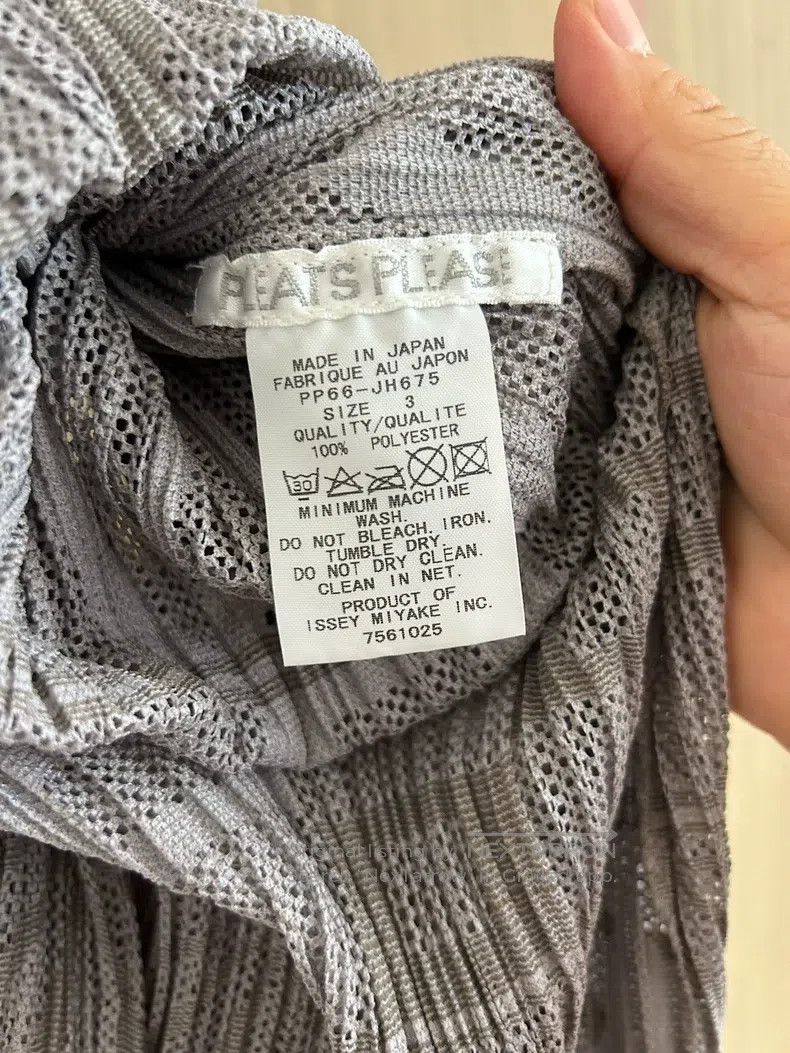 Issey Miyake Issey Miyake Gray mid-length skirt Size L / US 10 / IT 46 - 3 Thumbnail