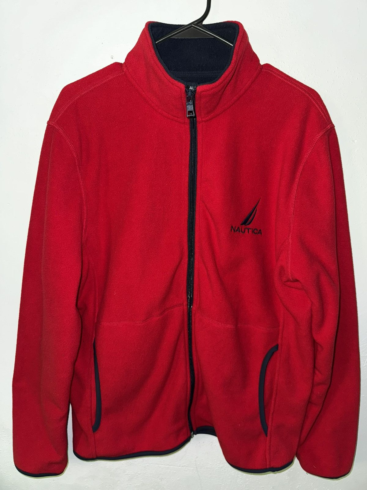 Nautica Nautica red fleece jacket Size US M / EU 48-50 / 2 - 2 Thumbnail