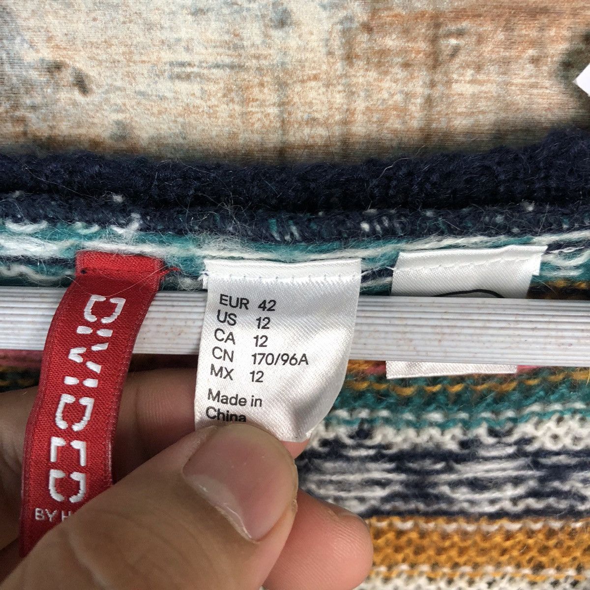Disney × Homespun Knitwear × Mickey Mouse H&M Disney mickey mouse Brown Knitwear #A2049 Size XL / US 12-14 / IT 48-50 - 10 Thumbnail