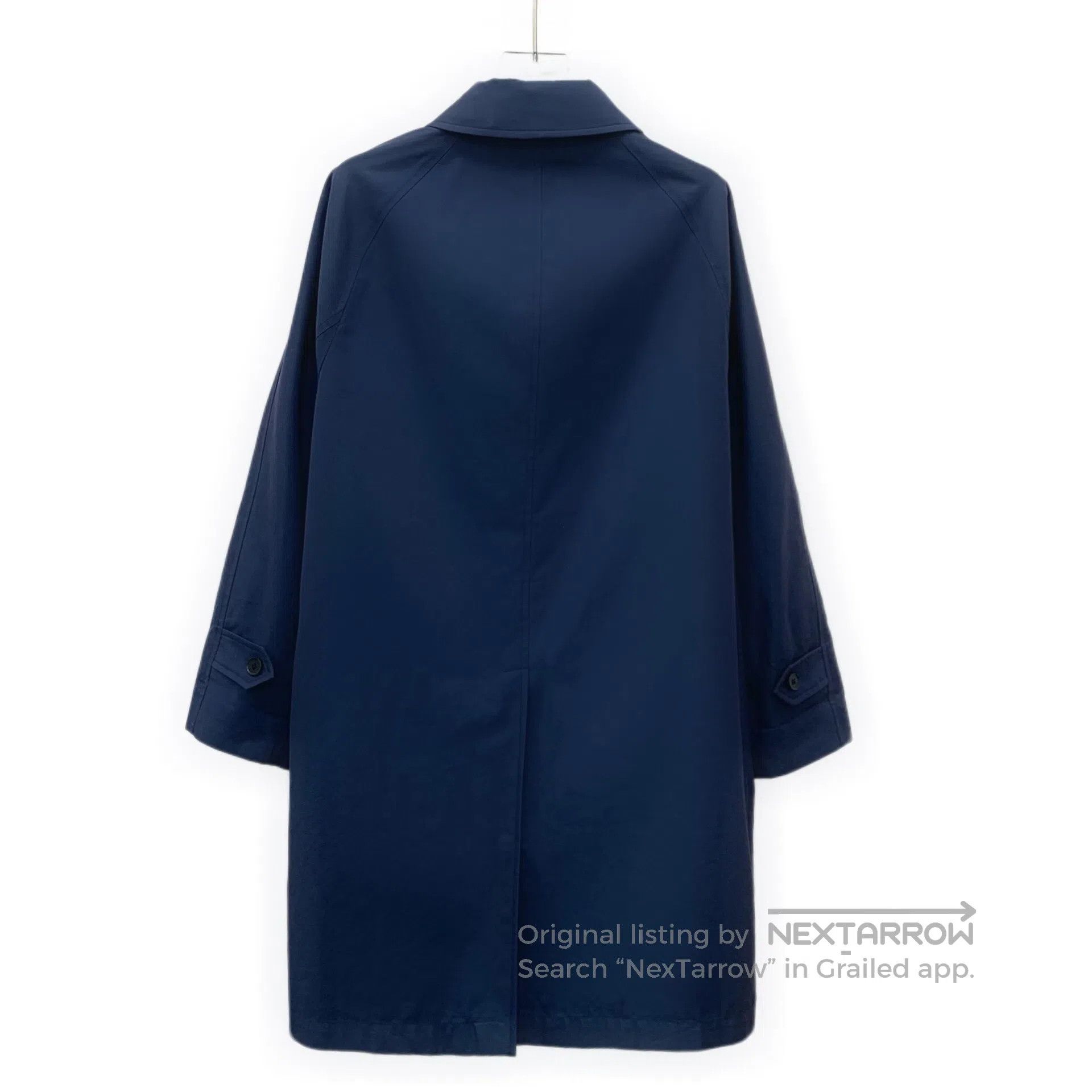 Burberry Burberry Dark Blue Cotton Collar Long Sleeve Windbreaker J Size XXS / US 00 / IT 34 - 2 Thumbnail