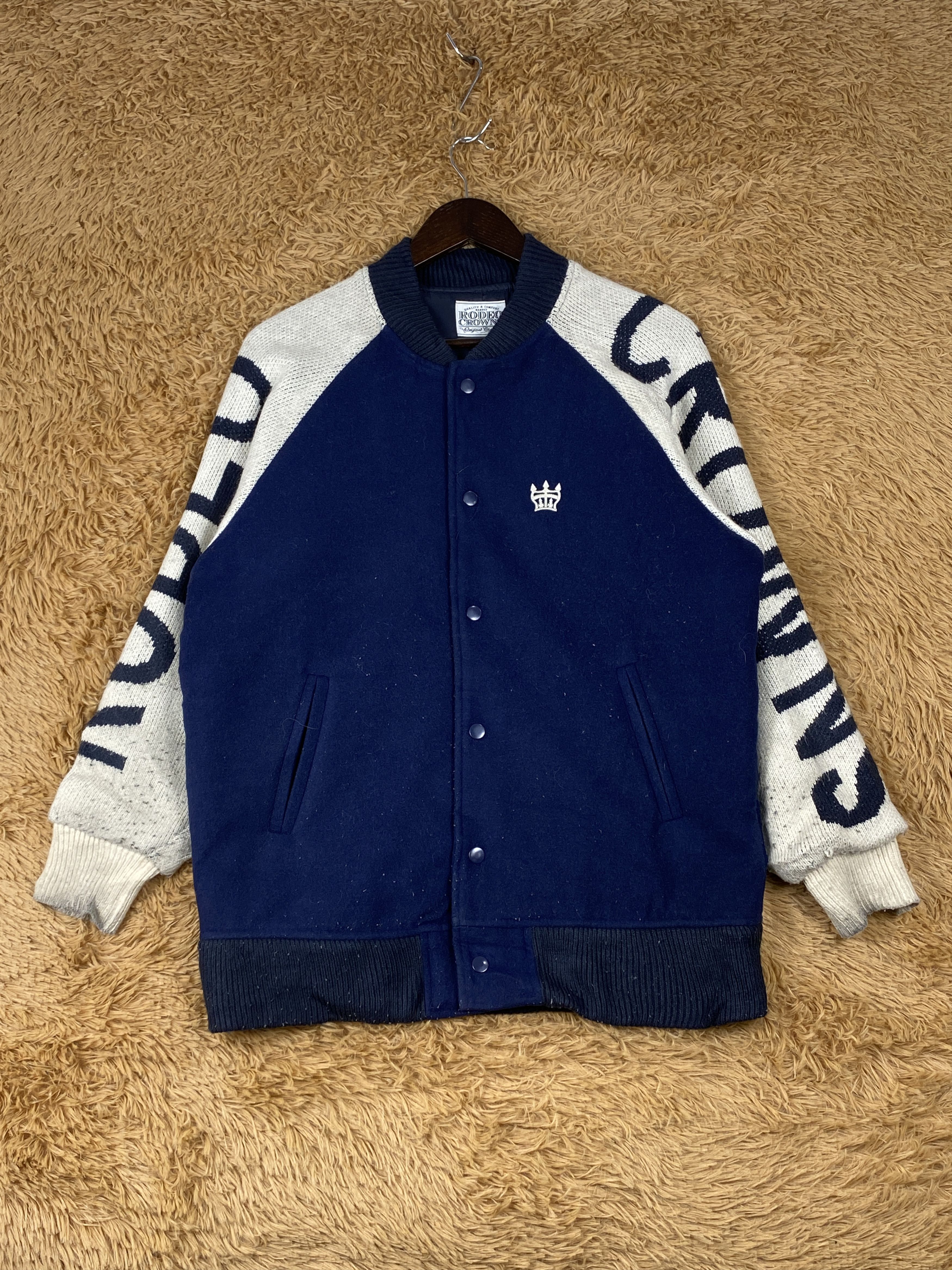 Japanese Brand Vintage Rodeo Crowns Wool Jacket J1906 Size US S / EU 44-46 / 1 - 1 Thumbnail