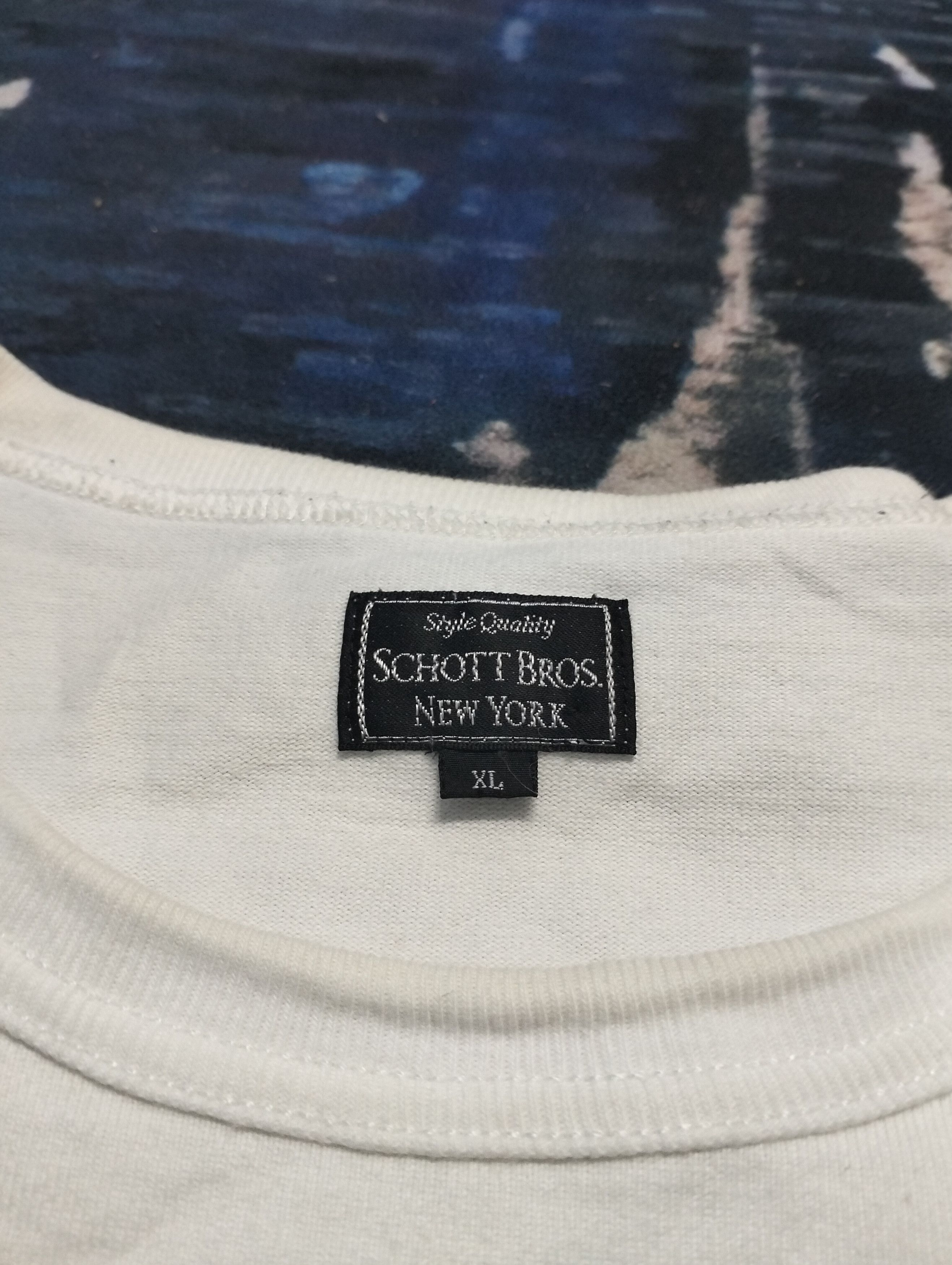 If Six Was Nine × Schott × Seditionaries Vintage schott bros New York white pocket shirt Size US M / EU 48-50 / 2 - 4 Thumbnail