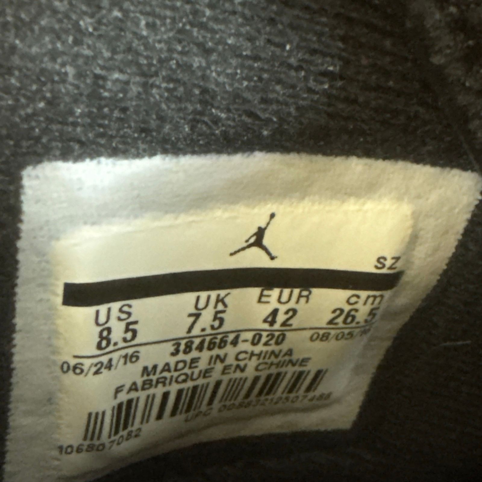 Jordan Brand Jordan 6 Retro "Black Cat" 2016 m8.5 w10 Size US 8.5 / EU 41-42 - 9 Thumbnail