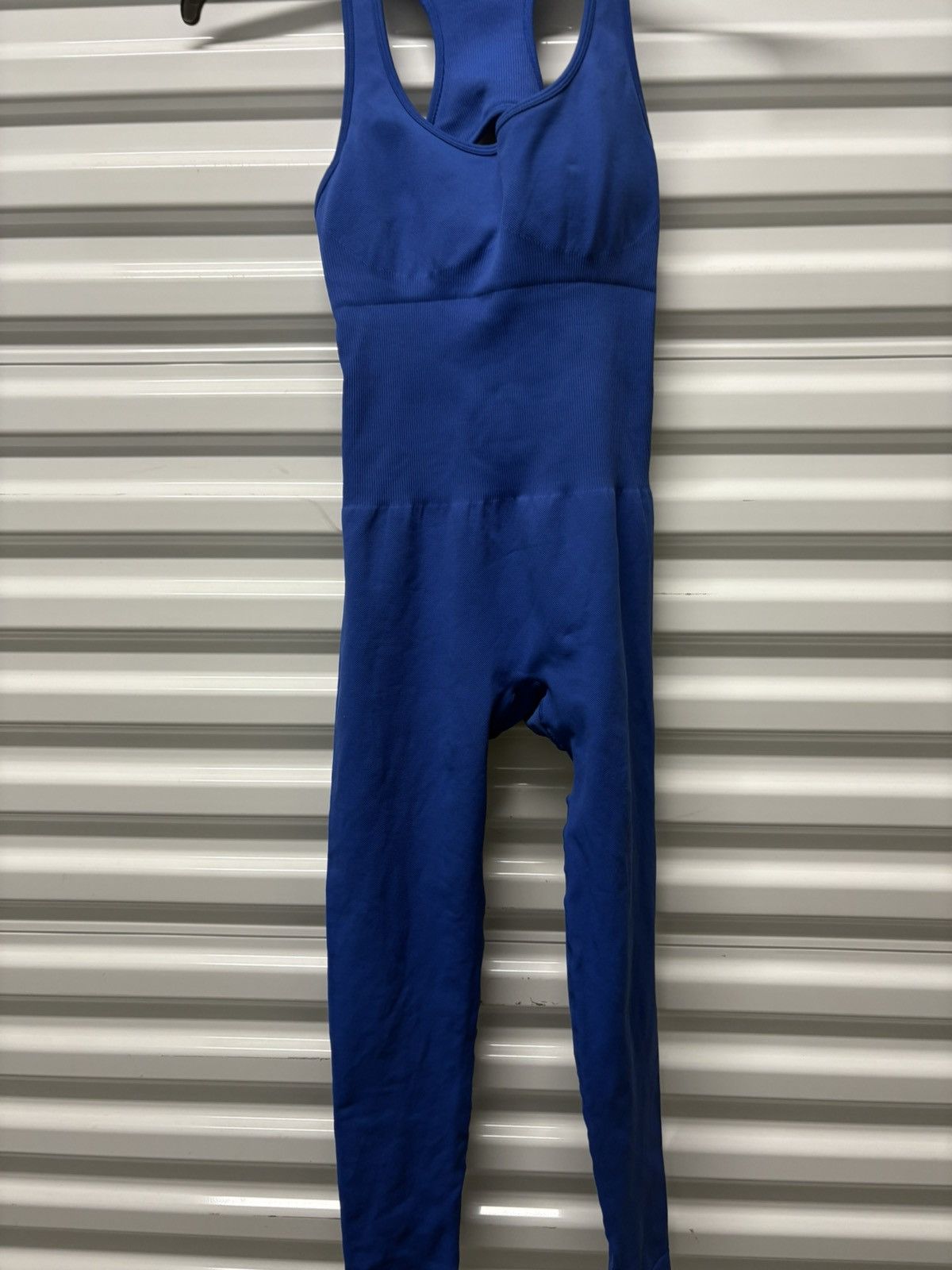 Other Cobalt Blue Seamless Workout Jumpsuit Size L / US 10 / IT 46 - 9 Thumbnail