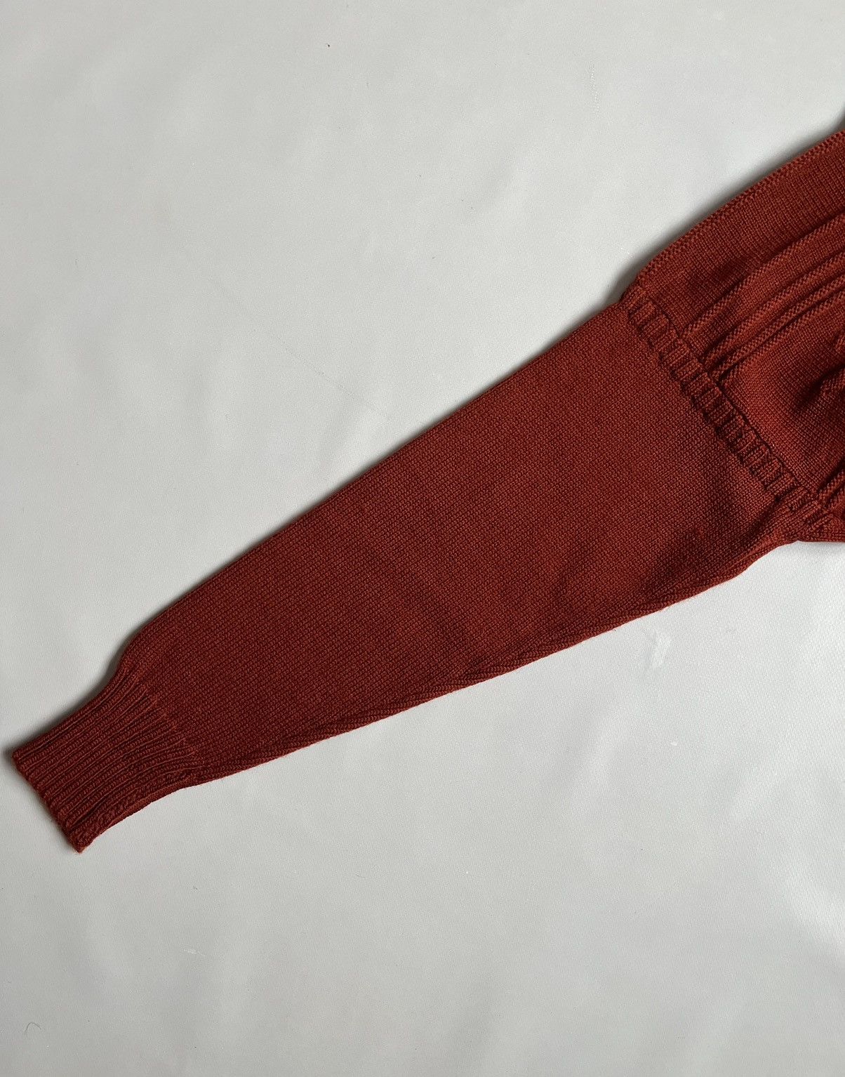 Le Tricoteur Guernsey Vintage Traditional Guernsey Brown Cross Wool Jumper Sweater Size US L / EU 52-54 / 3 - 5 Thumbnail