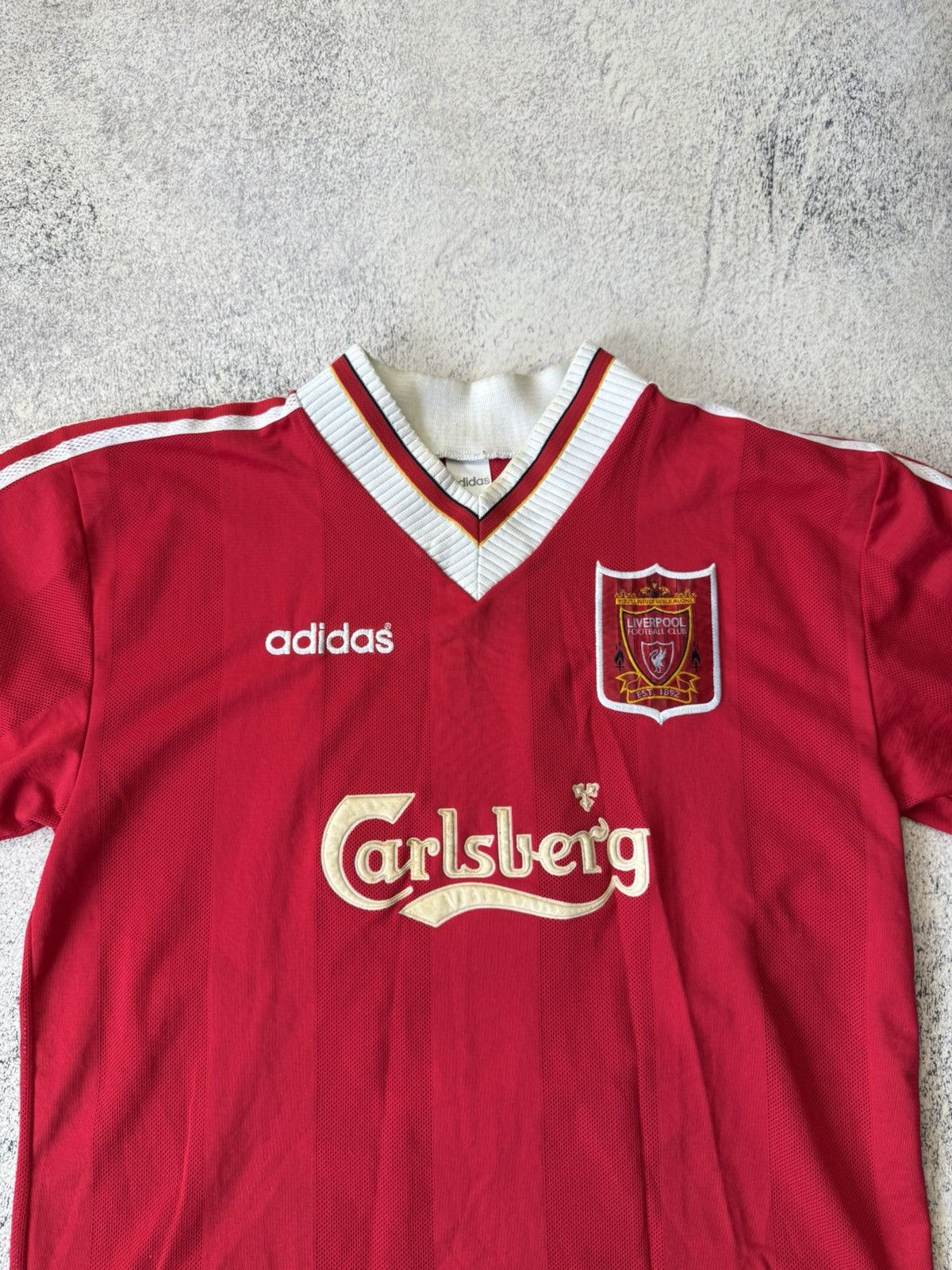Adidas Liverpool Home Football Shirt 1995/96 Vintage XL Adidas Size US XL / EU 56 / 4 - 5 Thumbnail