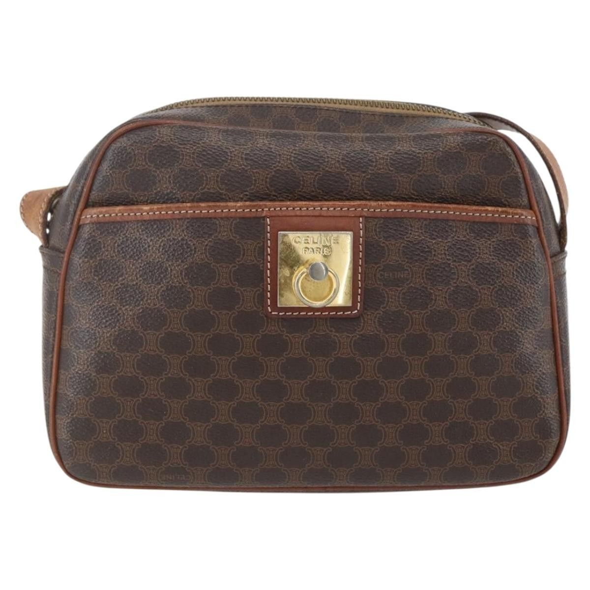 Celine Celine Vintage Macadam Canvas and Leather Size ONE SIZE - 1 Thumbnail