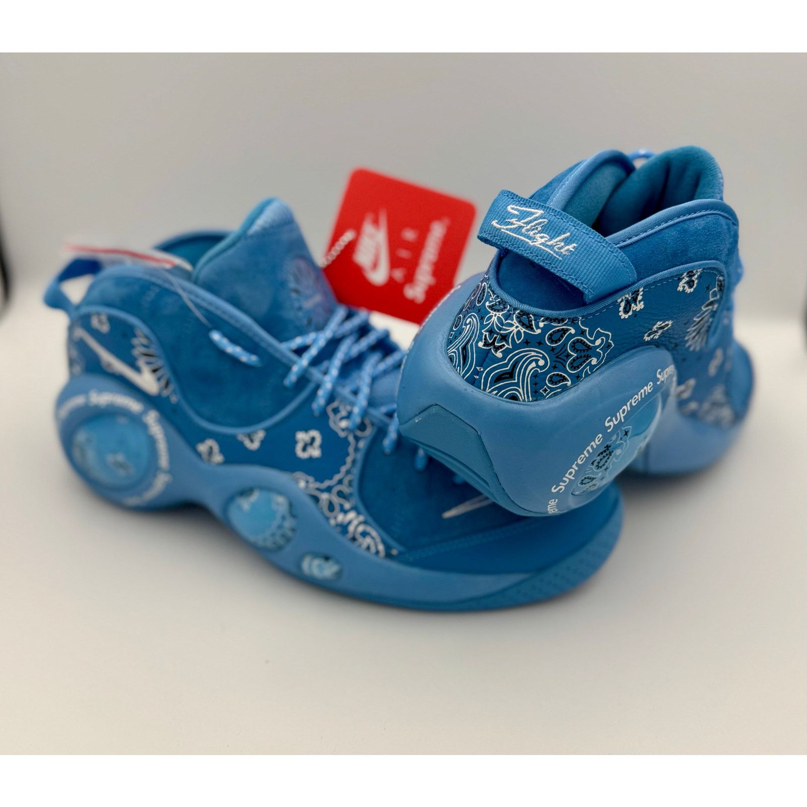 ike Air Zoom Flight 95 SP Supreme University Blue Sz 10