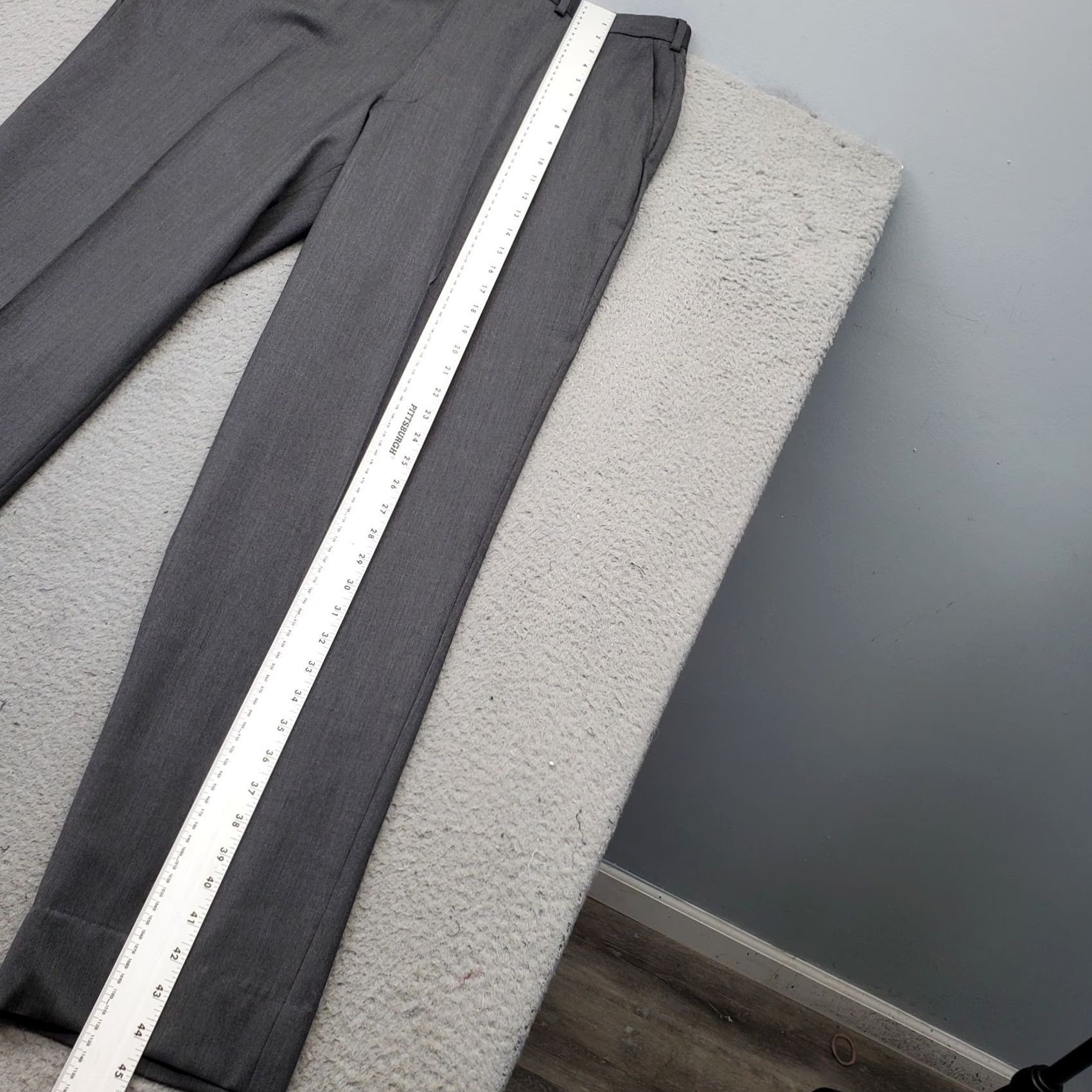 Jos. A. Bank Jos. A. Bank Dress Pants Mens 36x32 Charcoal Tailored Fit Formal Straight Leg Shirt Pants Womens? Size US 36 / EU 52 - 5 Thumbnail