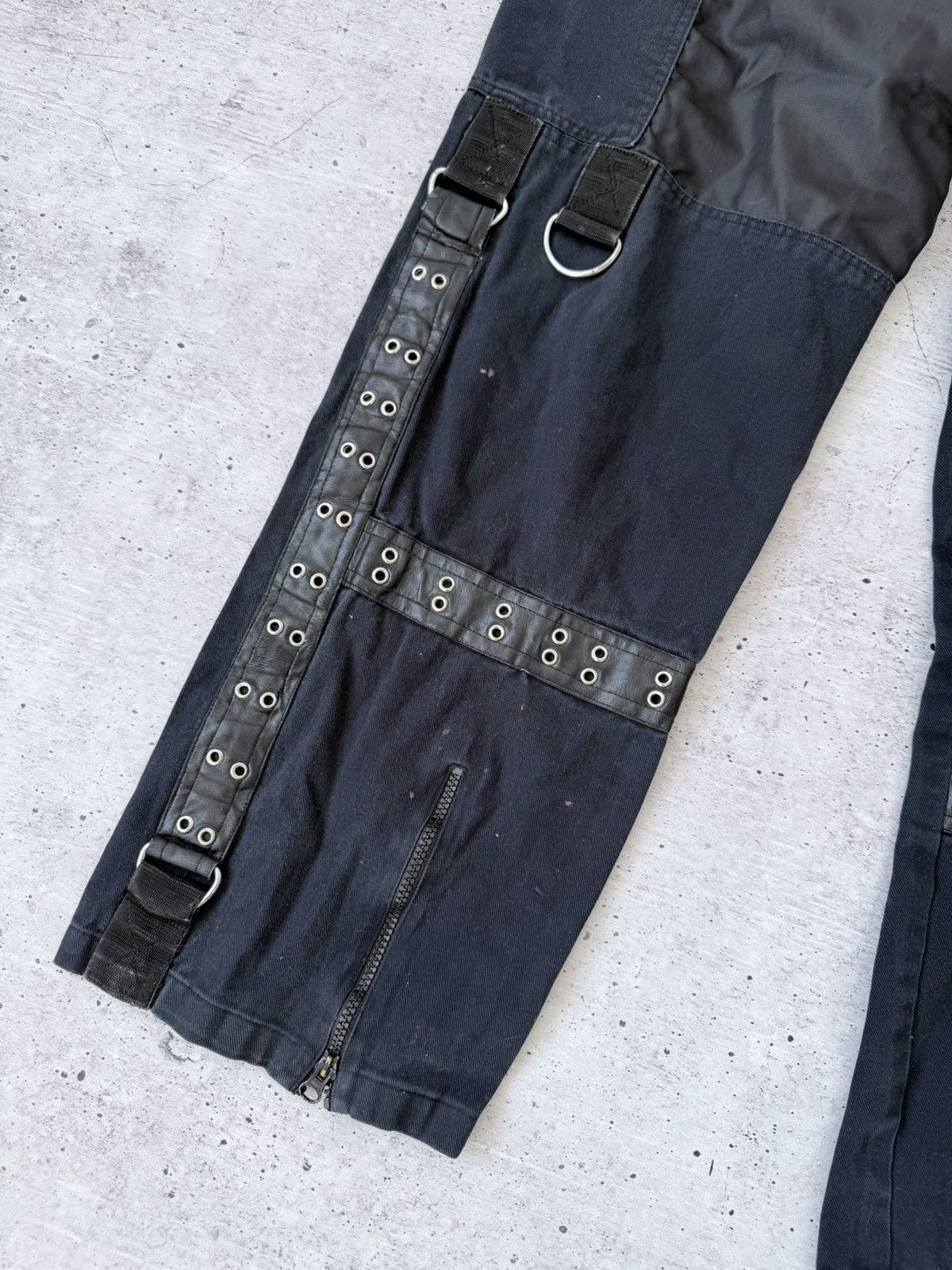 Other Archive S.D.L. Cyber Goth Bondage Pants Vintage Y2K Punk Size US 33 - 6 Thumbnail