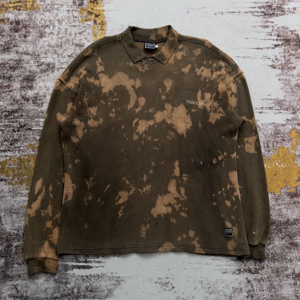 Versace VINTAGE VERSACE JEANS COUTURE ACID WASH EMBROIDERY LOGO RARE Size US L / EU 52-54 / 3 - 4 Thumbnail