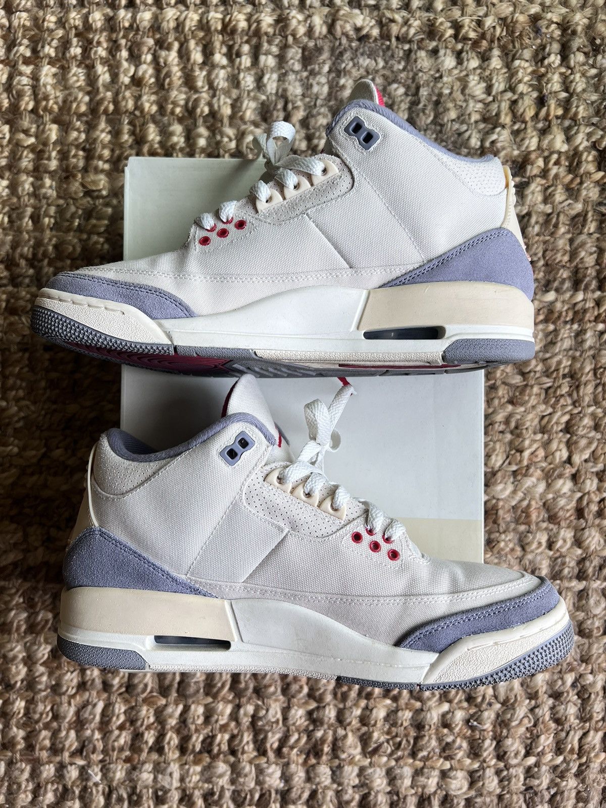 Jordan Brand × Nike Nike Air Jordan 3 Retro Muslin 2022 Size US 8.5 / EU 41-42 - 5 Thumbnail