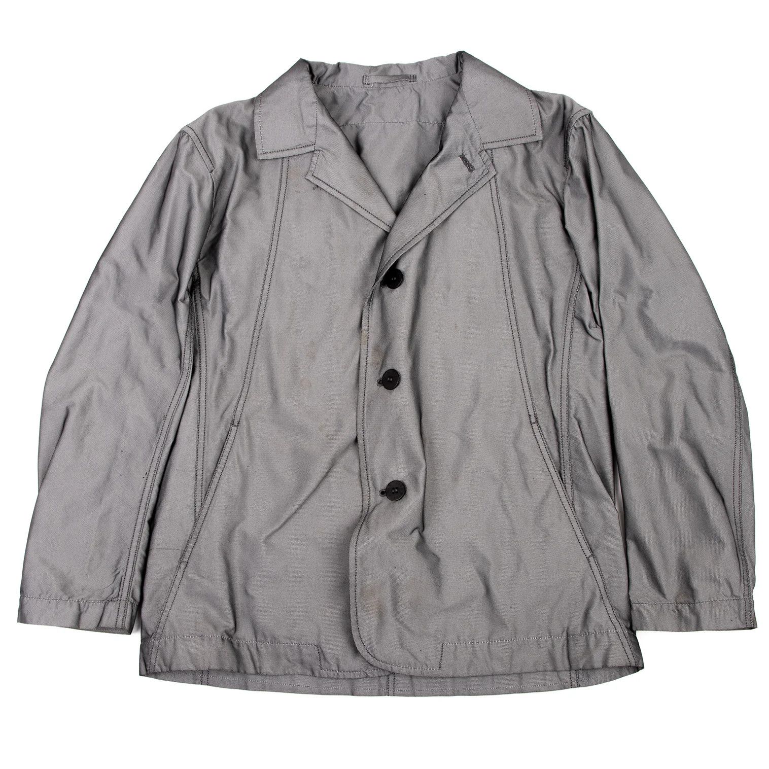 Issey Miyake Poly Bias Cut Jacket in Gray 2 Size US M / EU 48-50 / 2 - 1 Thumbnail