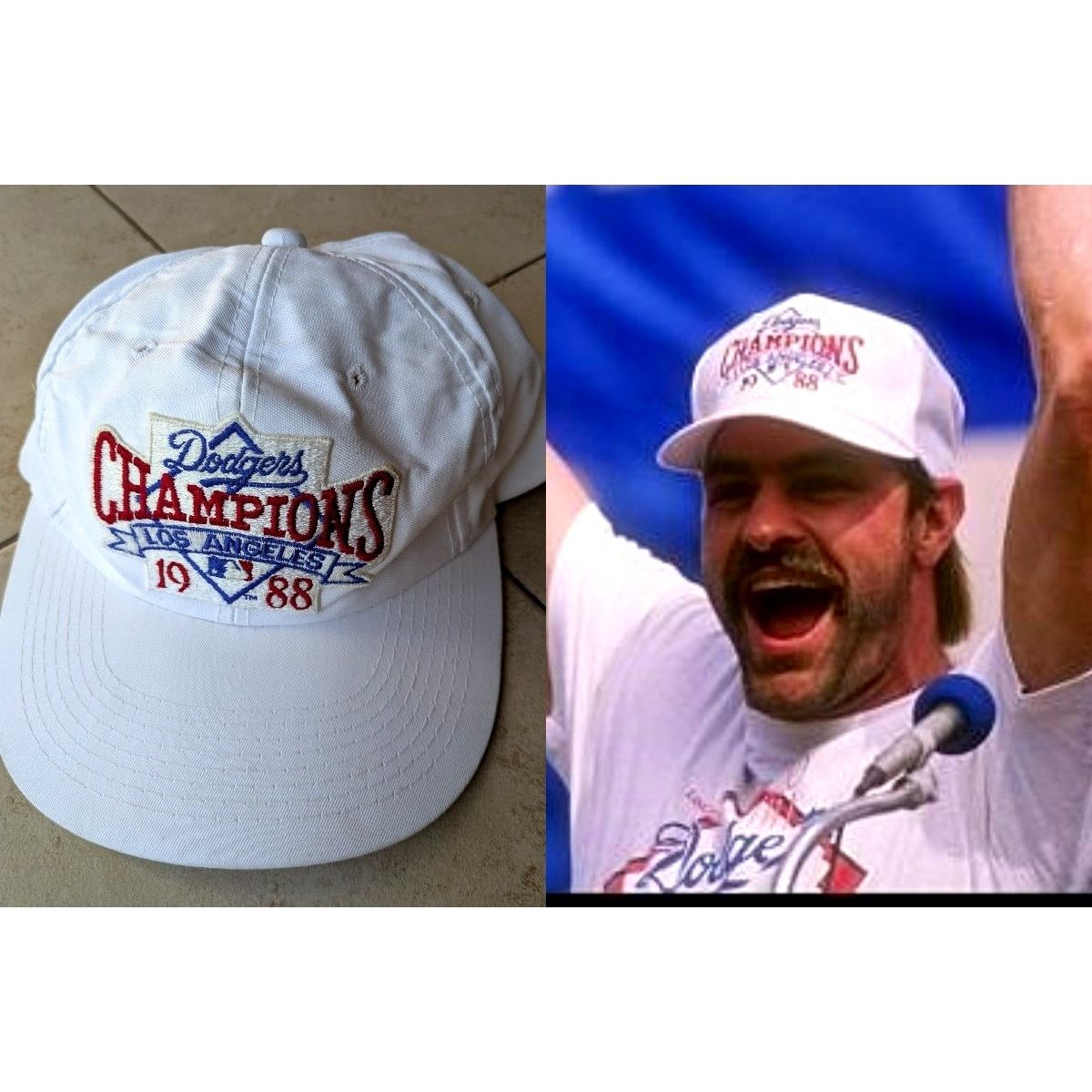MLB × Sports Specialties Los Angeles Dodgers 1988 World CHAMPIONS snapback MLB vtg Size ONE SIZE - 1 Thumbnail