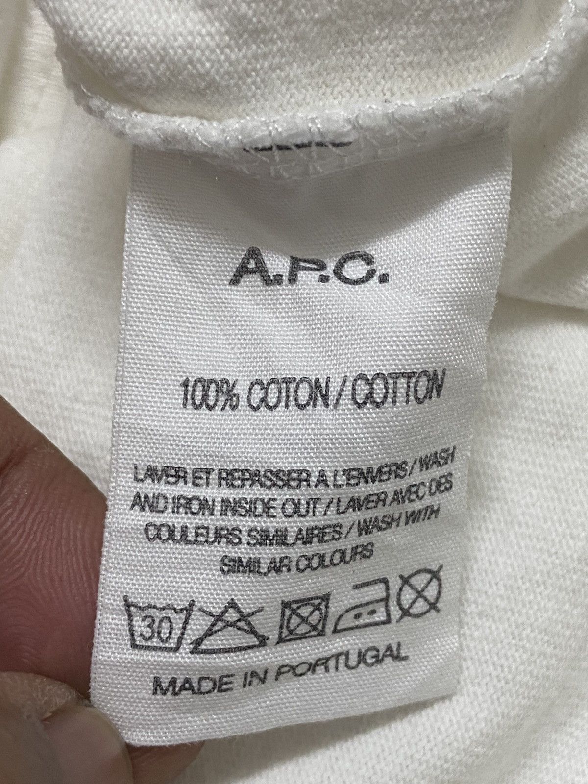 A.P.C. A.P.C Rue Madame Paris Tshirt Size US M / EU 48-50 / 2 - 4 Thumbnail