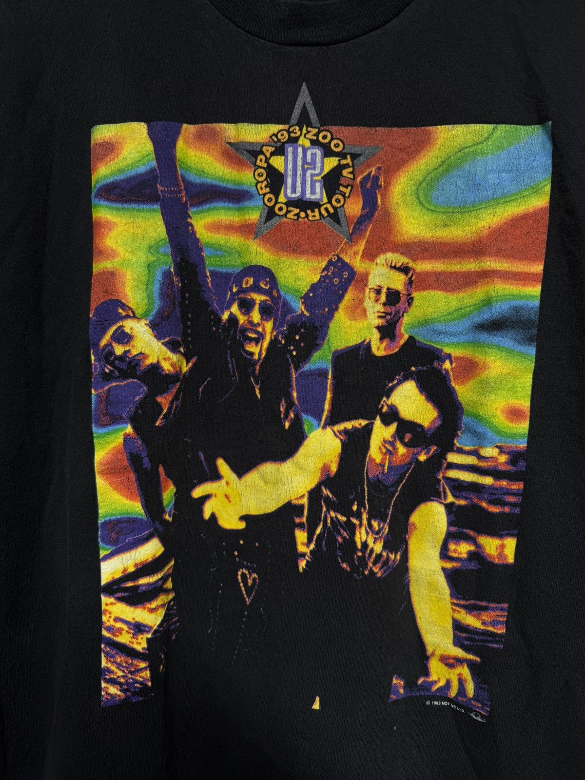 Vintage Vintage 90’s U2 Band T-Shirt Vtg European Tour Tee XL Size US XL / EU 56 / 4 - 3 Thumbnail