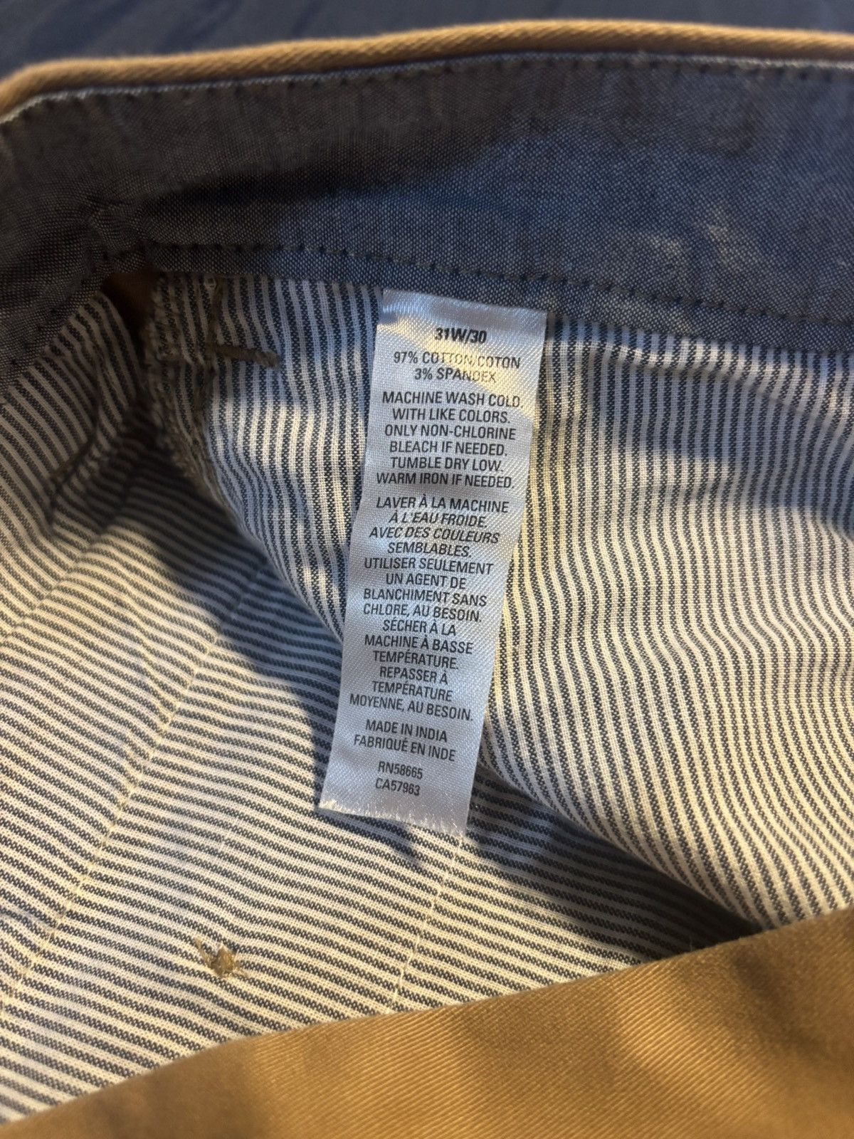 Vintage Khaki pants Size US 30 / EU 46 - 3 Thumbnail