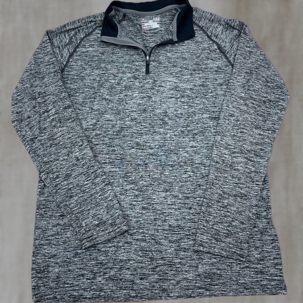 Under Armour Under Armour Shirt Men Small Black Pullover Quarter Zip Performance Threadborne Size US S / EU 44-46 / 1 - 1 Thumbnail