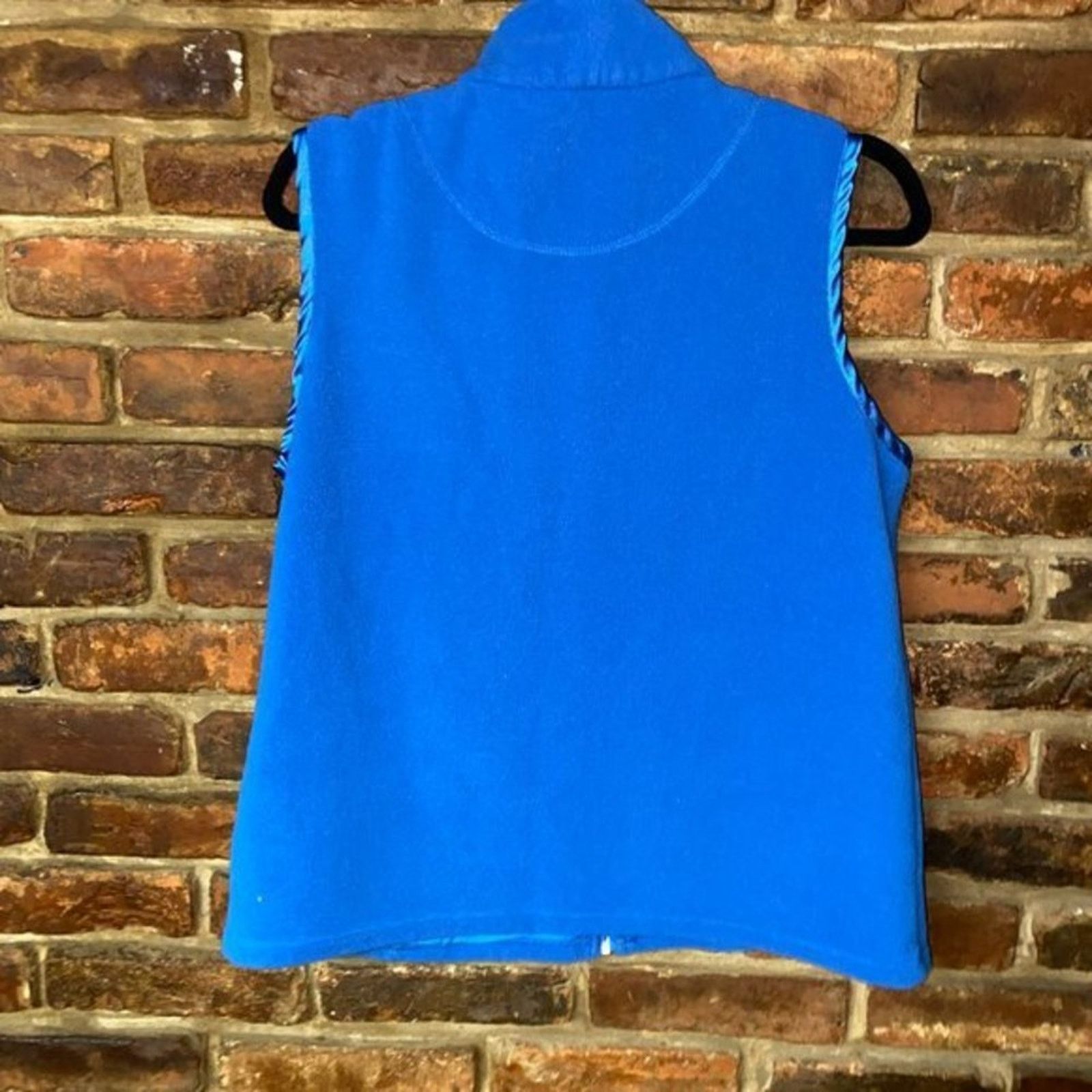 Other Mountain Lake Vintage Blue Fleece Sleeveless Full Zip Vest Size M / US 6-8 / IT 42-44 - 9 Thumbnail