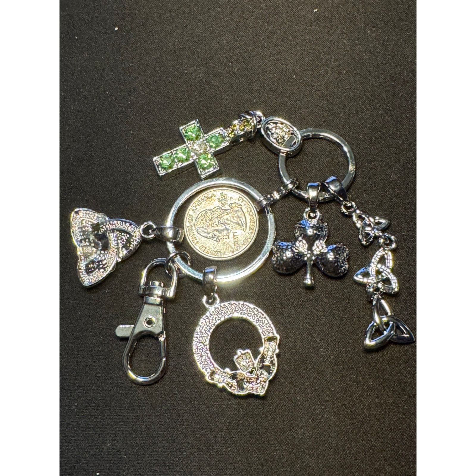 Other Killarney Crystal Keychain or Purse Charm Size ONE SIZE - 1 Thumbnail