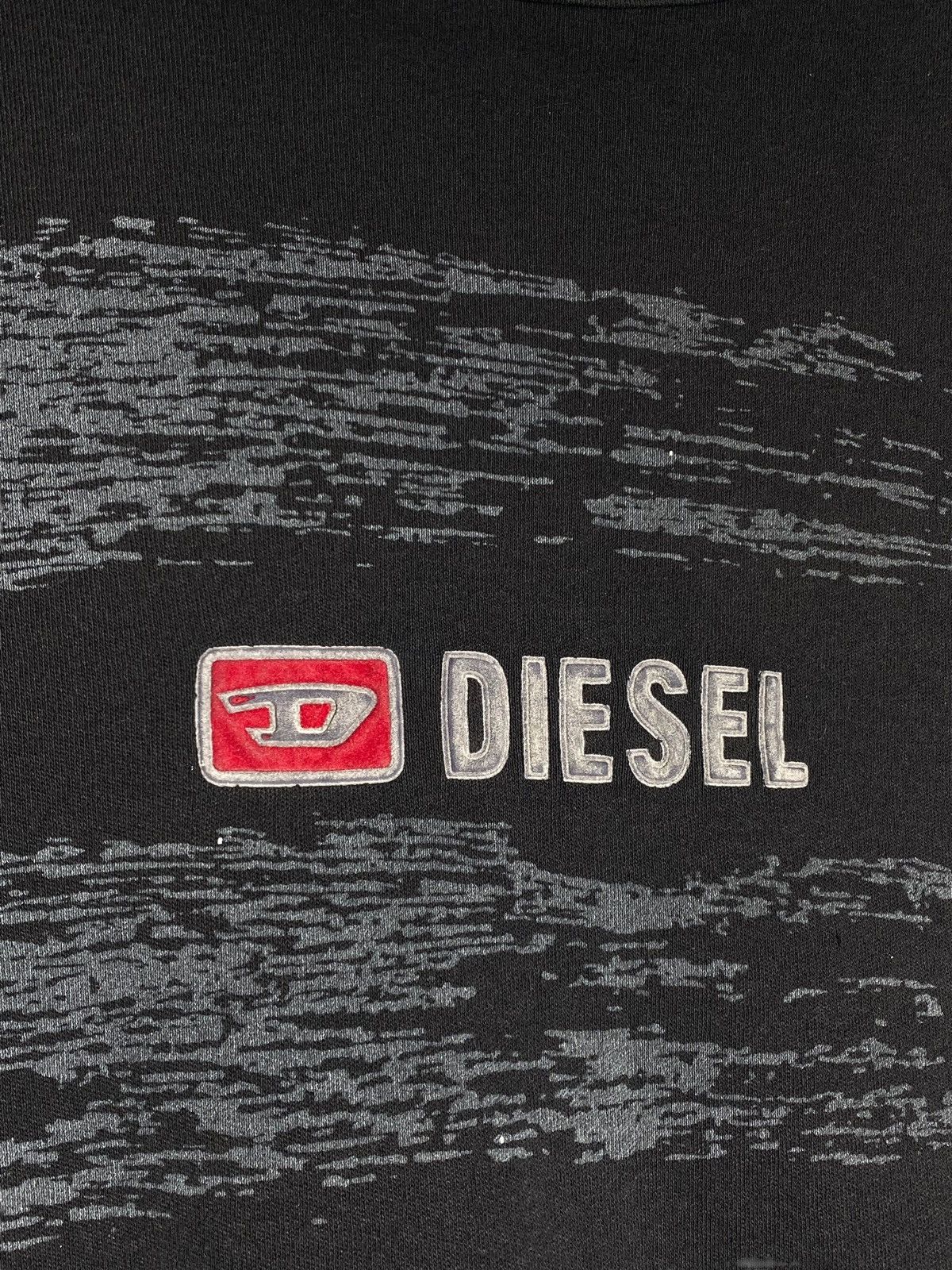 Diesel 00s DIESEL VINTAGE LOGO TEE DISTRESSED Y2K HYPE STYLE Size US XL / EU 56 / 4 - 5 Thumbnail